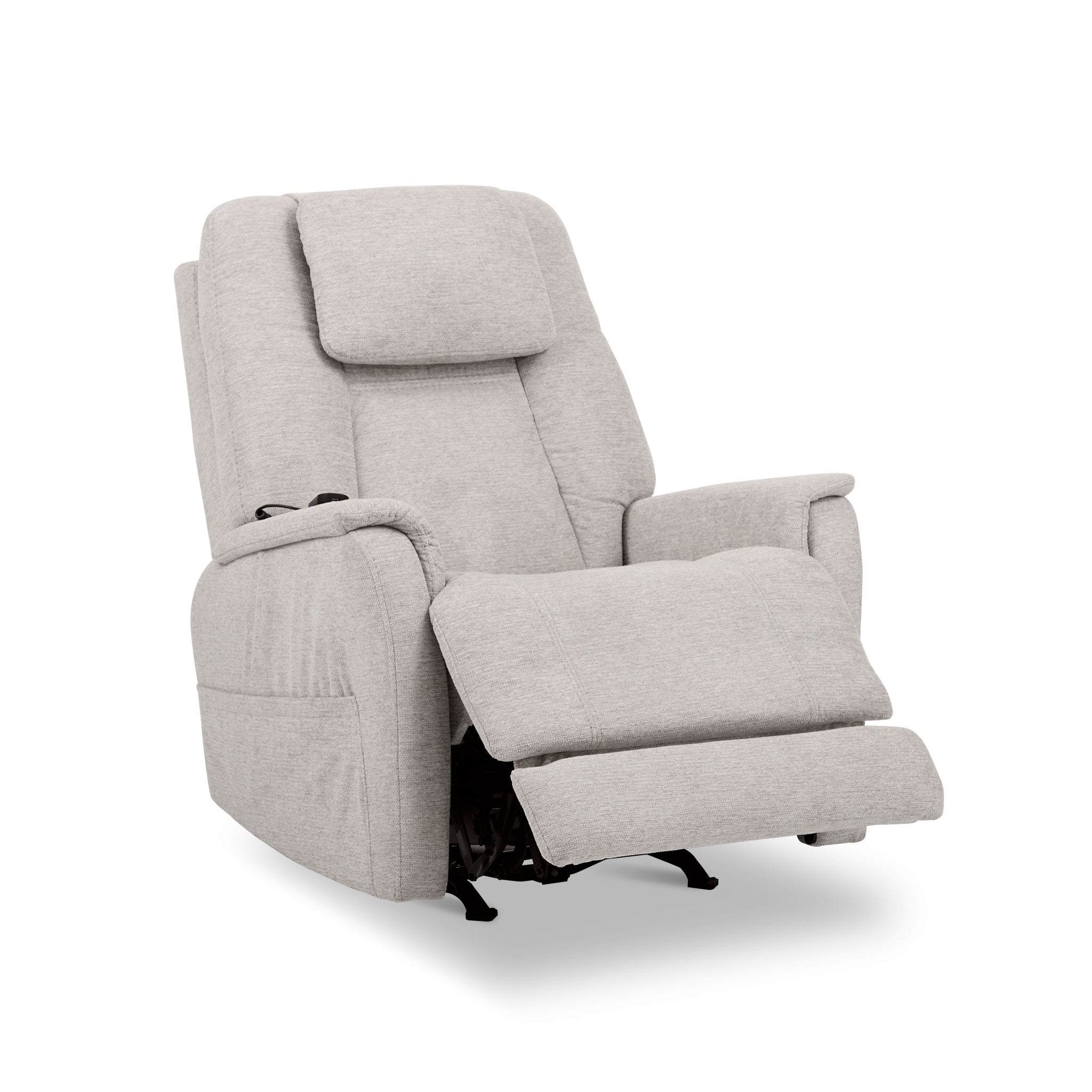 Zecliner Model 3+ Fabric Power Lift Sleep Recliner with Power Headrest, Lumbar, Heat & Massage