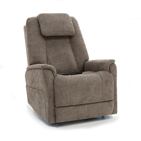 Zecliner Model 3+ Fabric Power Lift Recliner with Power Headrest, Lumbar, Heat & Massage