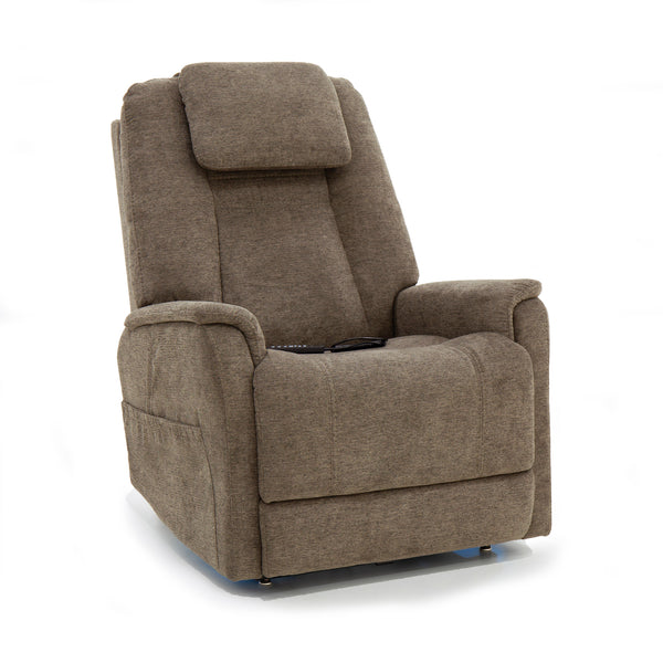 Zecliner Model 3+ Fabric Power Lift Recliner with Power Headrest, Lumbar, Heat & Massage