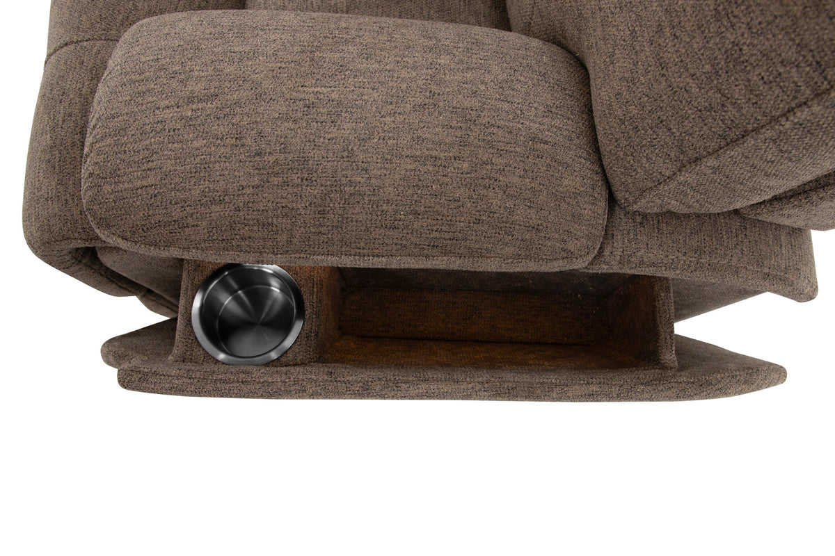 Zecliner Model 4+ Fabric Power Lift Recliner with Power Headrest & Lumbar, Heat & Massage