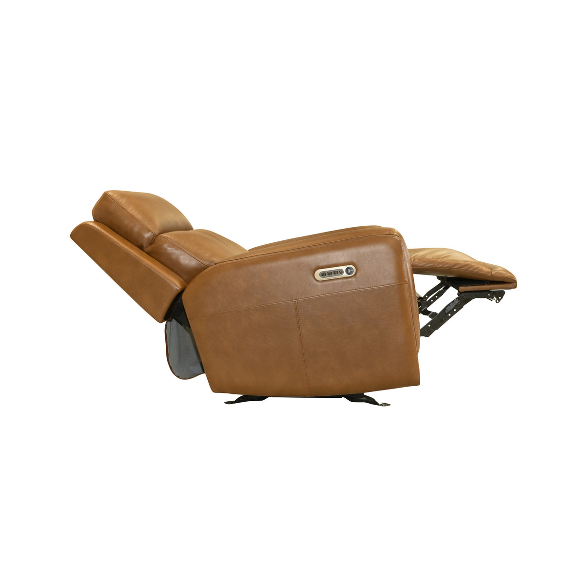 Alister Leather Power Gliding Recliner with Power Headrest and Lumbar