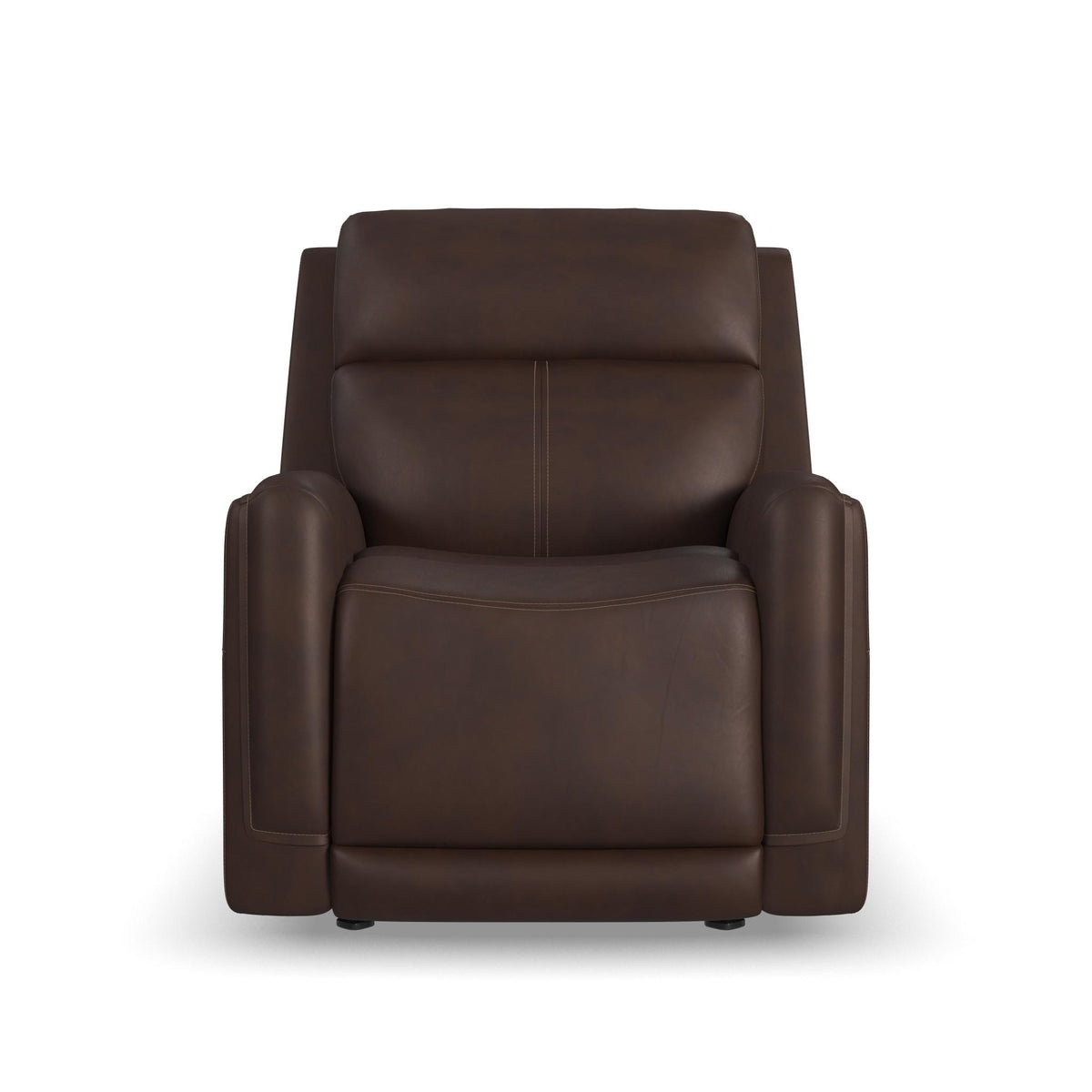 Alister Leather Power Gliding Recliner with Power Headrest and Lumbar