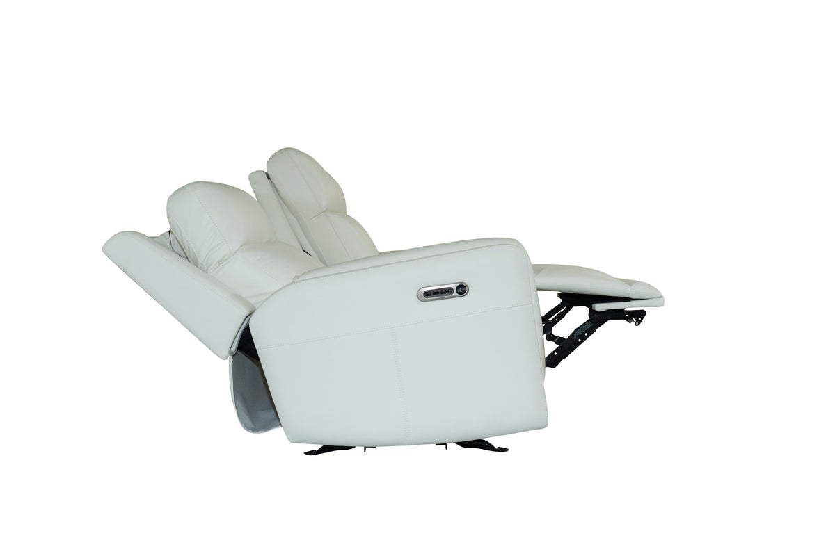 Alister Leather Power Gliding Sofa with Power Headrests & Lumbar