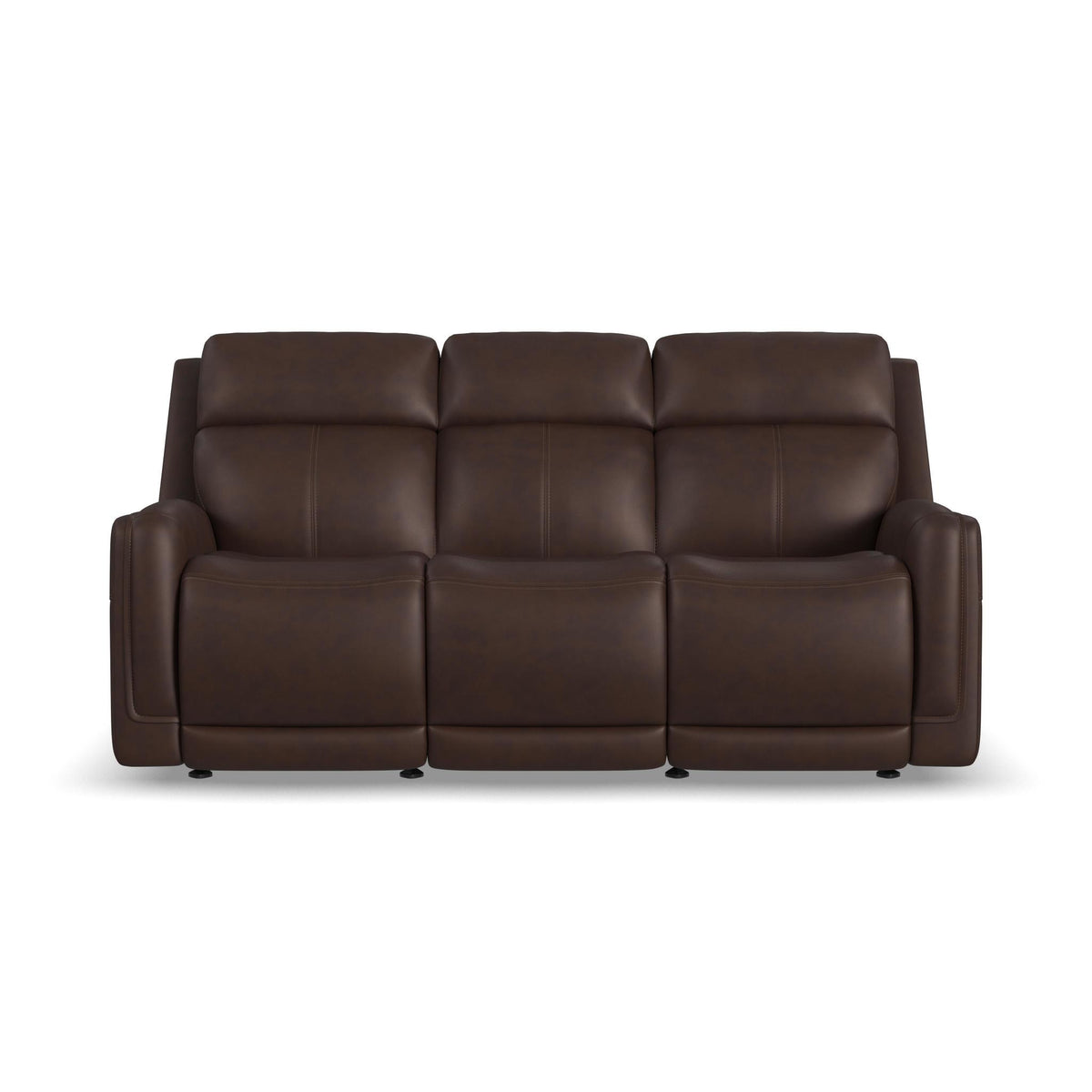 Alister Leather Power Gliding Sofa with Power Headrests & Lumbar
