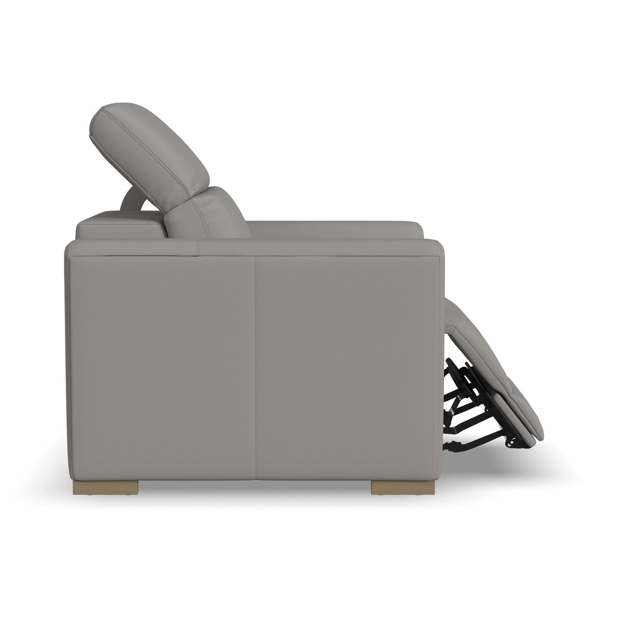 Aurora Leather Power Recliner with Power Headrest