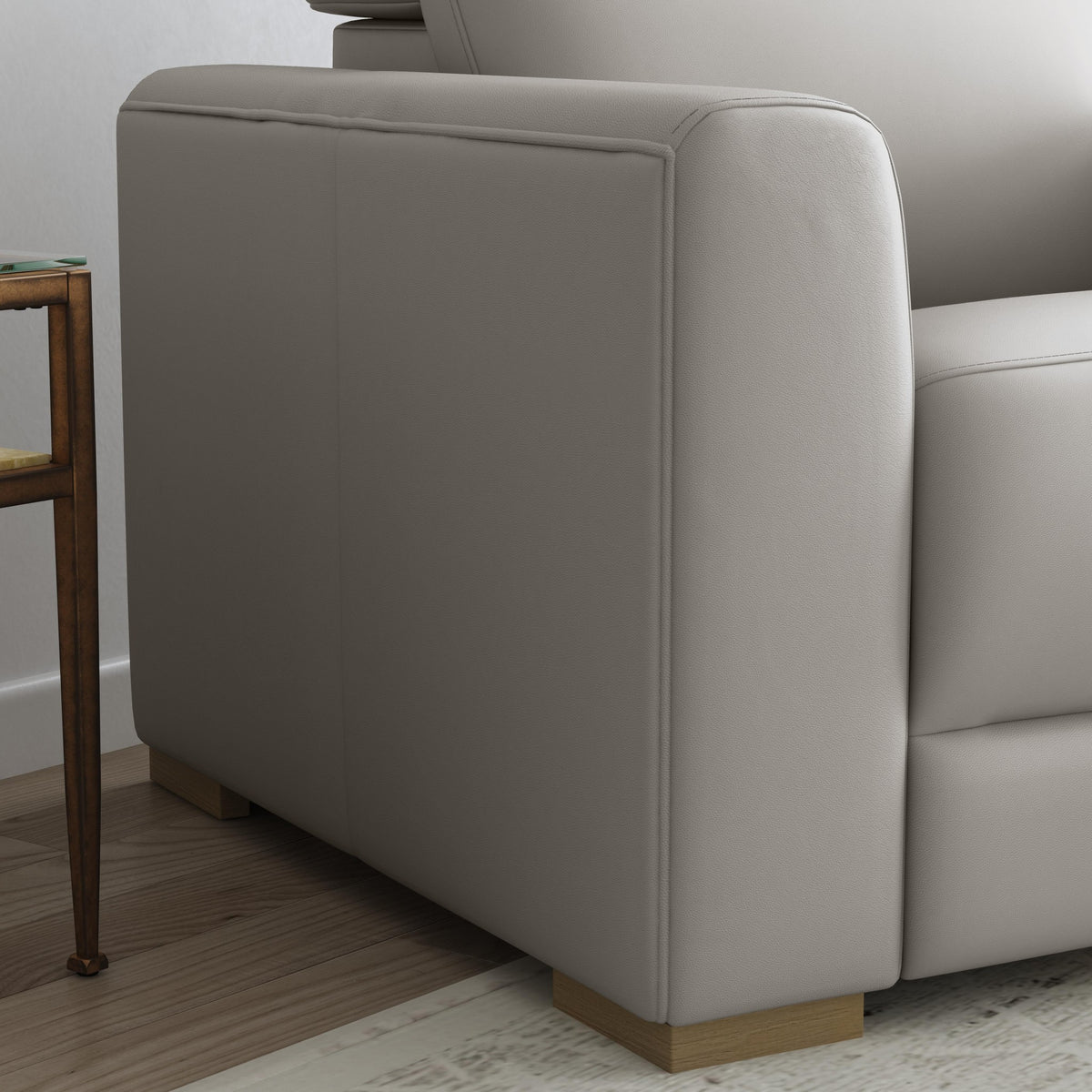 Aurora Leather Power Recliner with Power Headrest