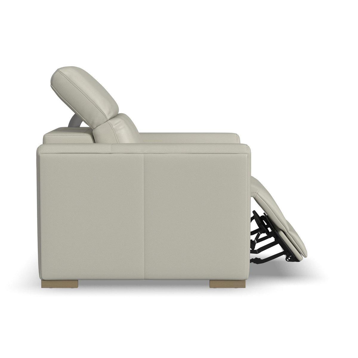 Aurora Leather Power Recliner with Power Headrest