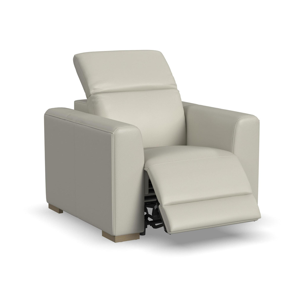 Aurora Leather Power Recliner with Power Headrest