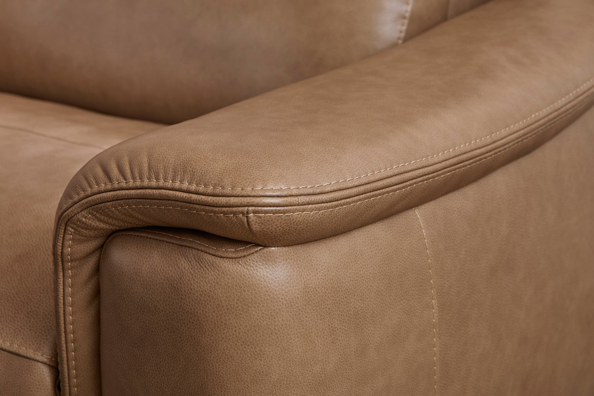 Camden Leather Power Reclining Sectional with Power Headrest