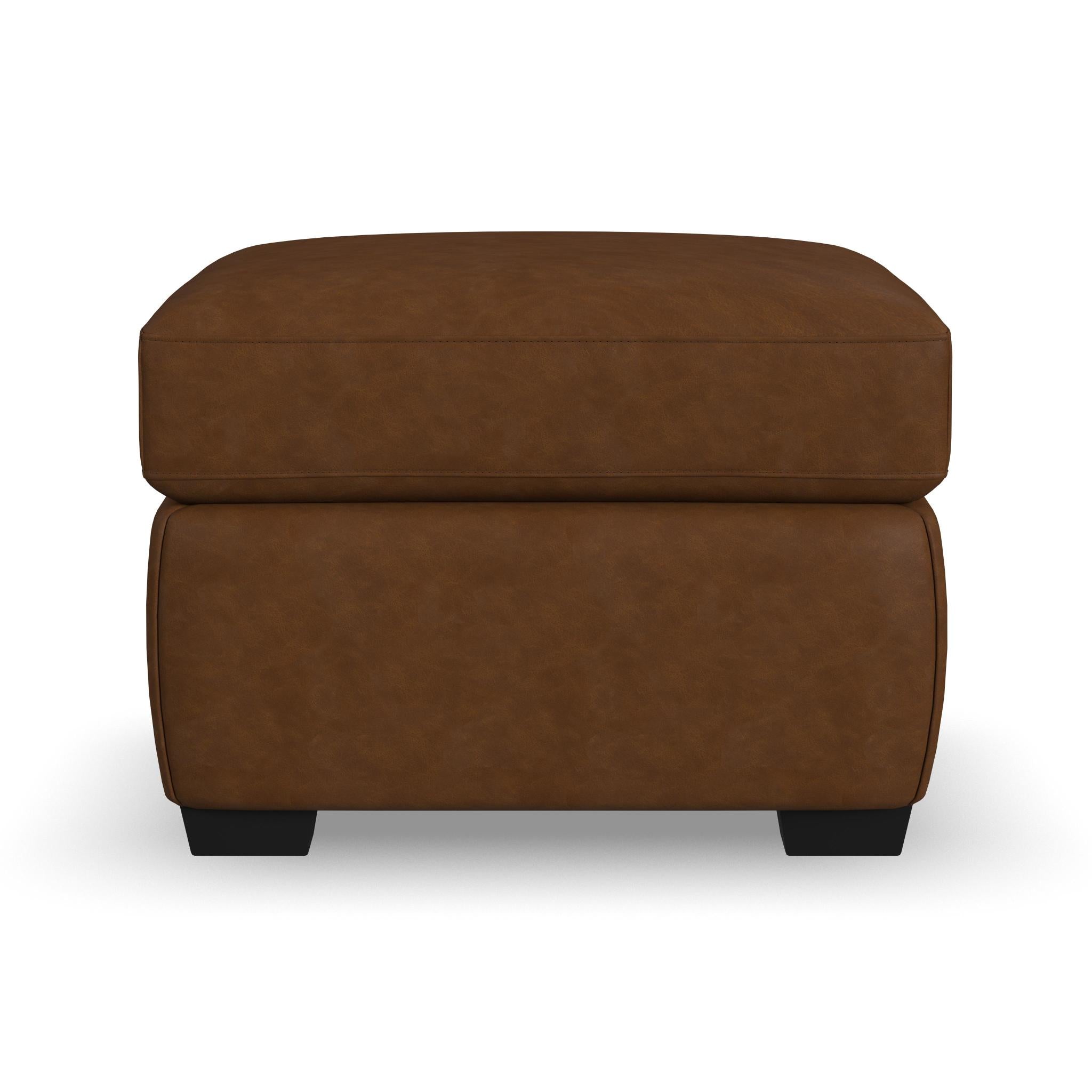 Hudson Leather Ottoman