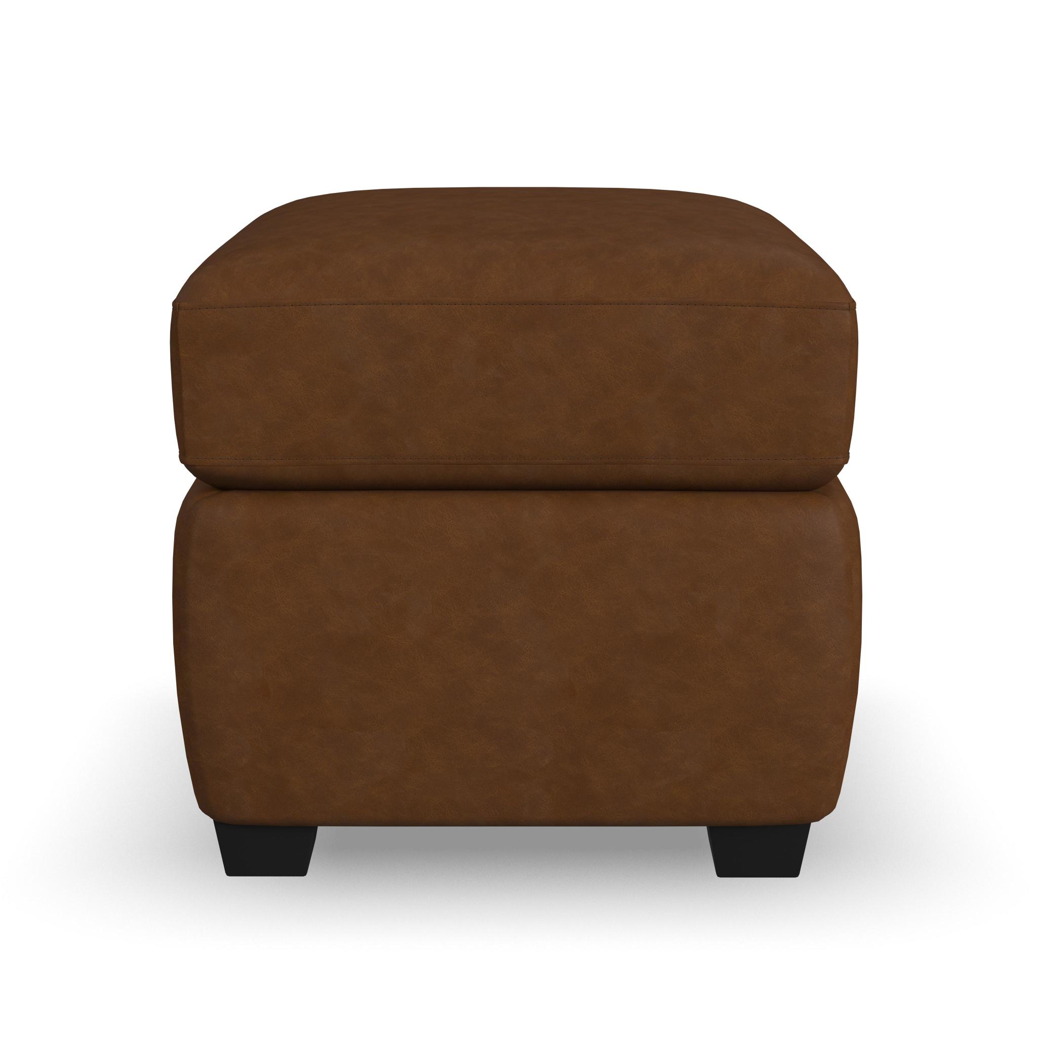 Hudson Leather Ottoman