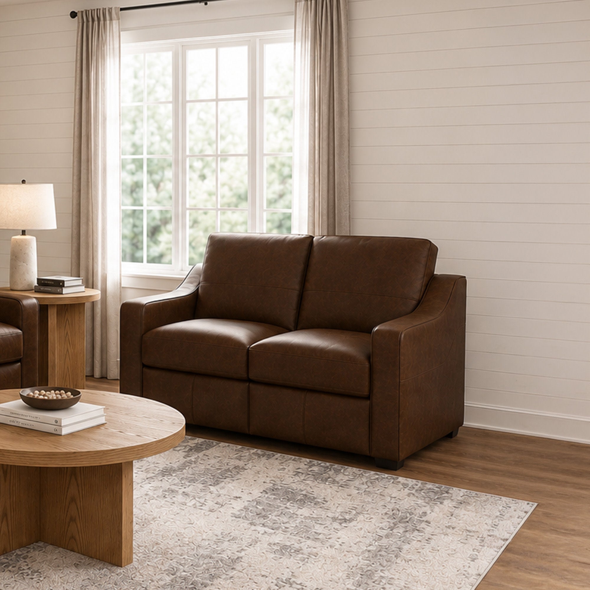 Hudson Leather Loveseat