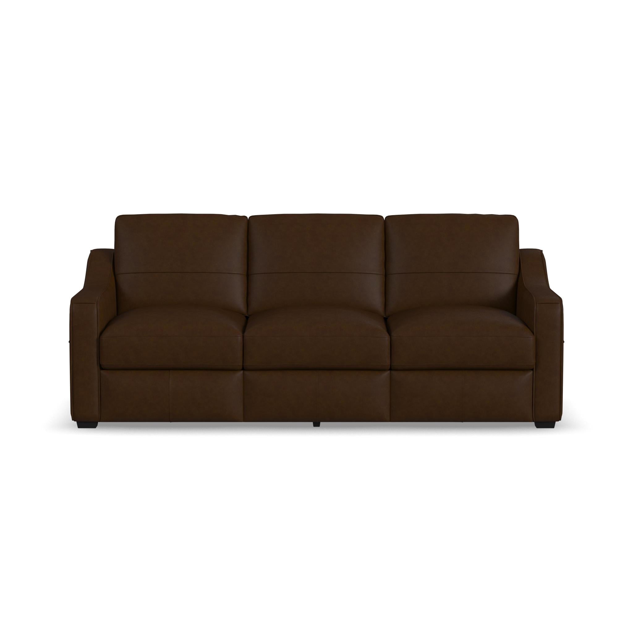 Hudson Woodland Leather Sofa