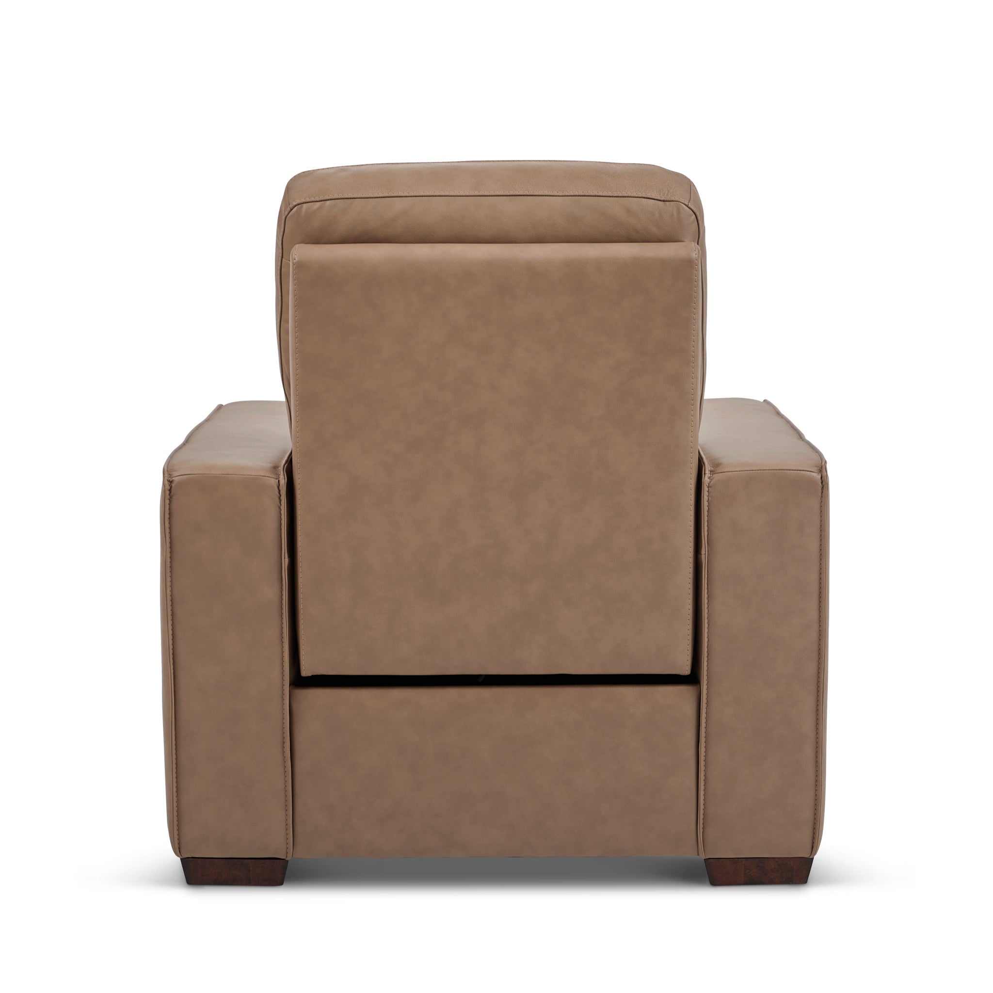 Dutch Leather Power Recliner with Power Headrest & Lumbar