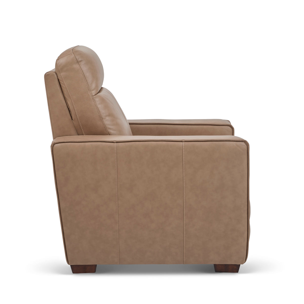 Dutch Leather Power Recliner with Power Headrest & Lumbar