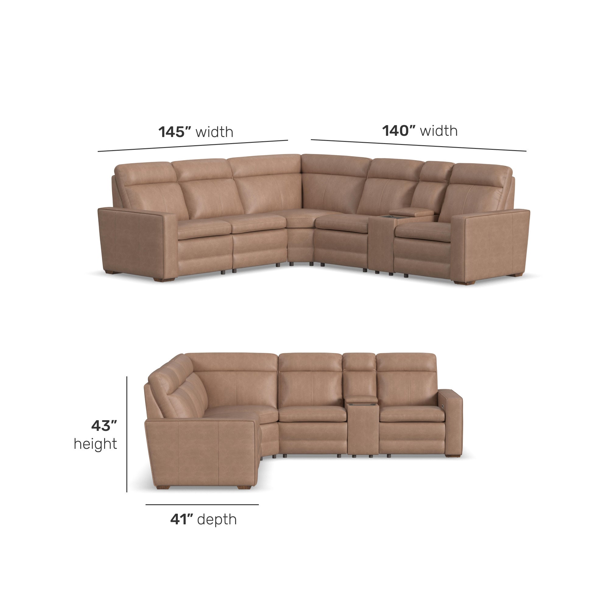 Dutch Power Reclining Sectional