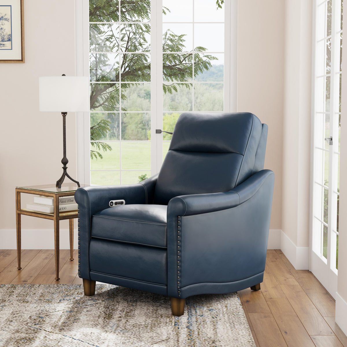 Elizabeth Leather Power Recliner with Power Headrest