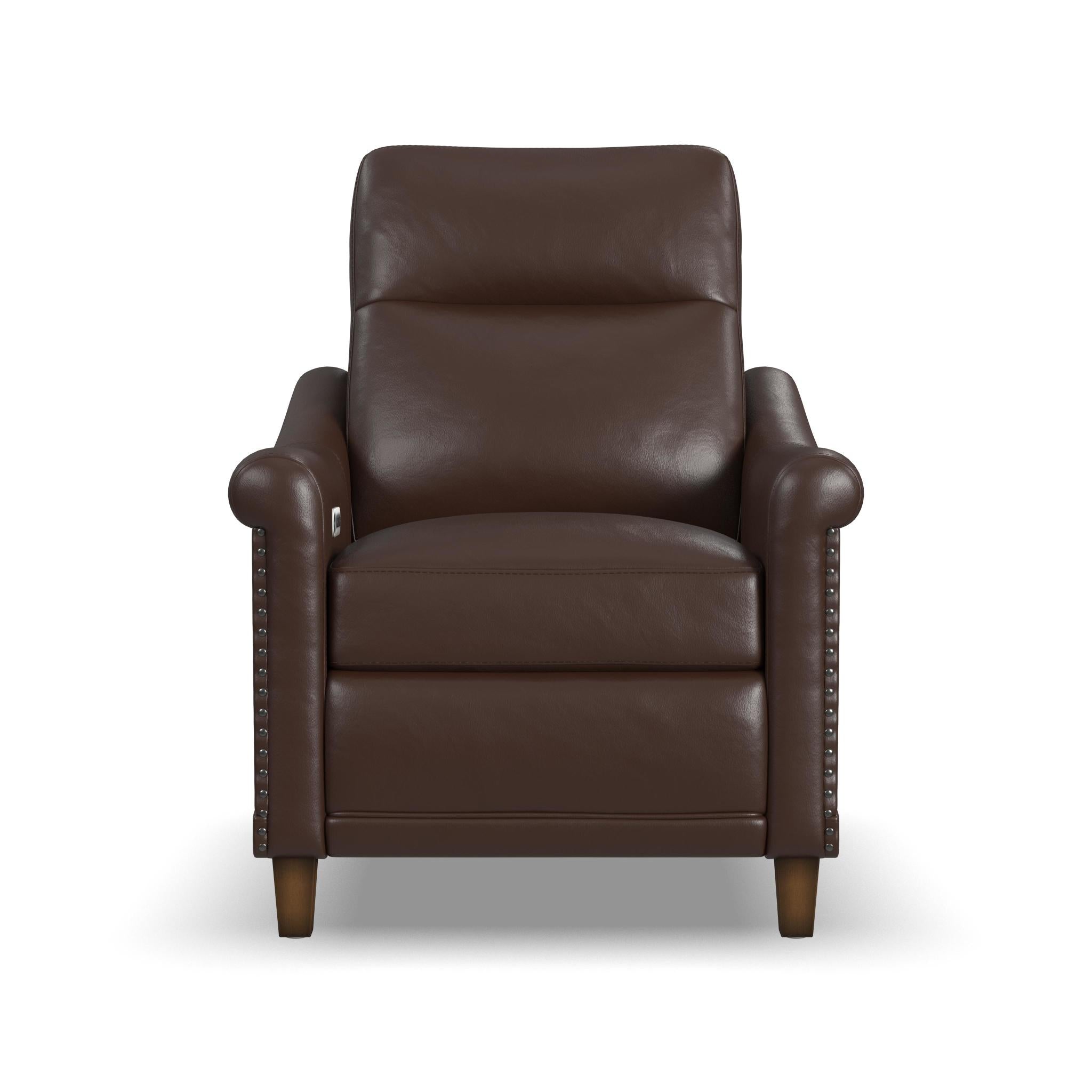 Elizabeth Leather Power Recliner with Power Headrest
