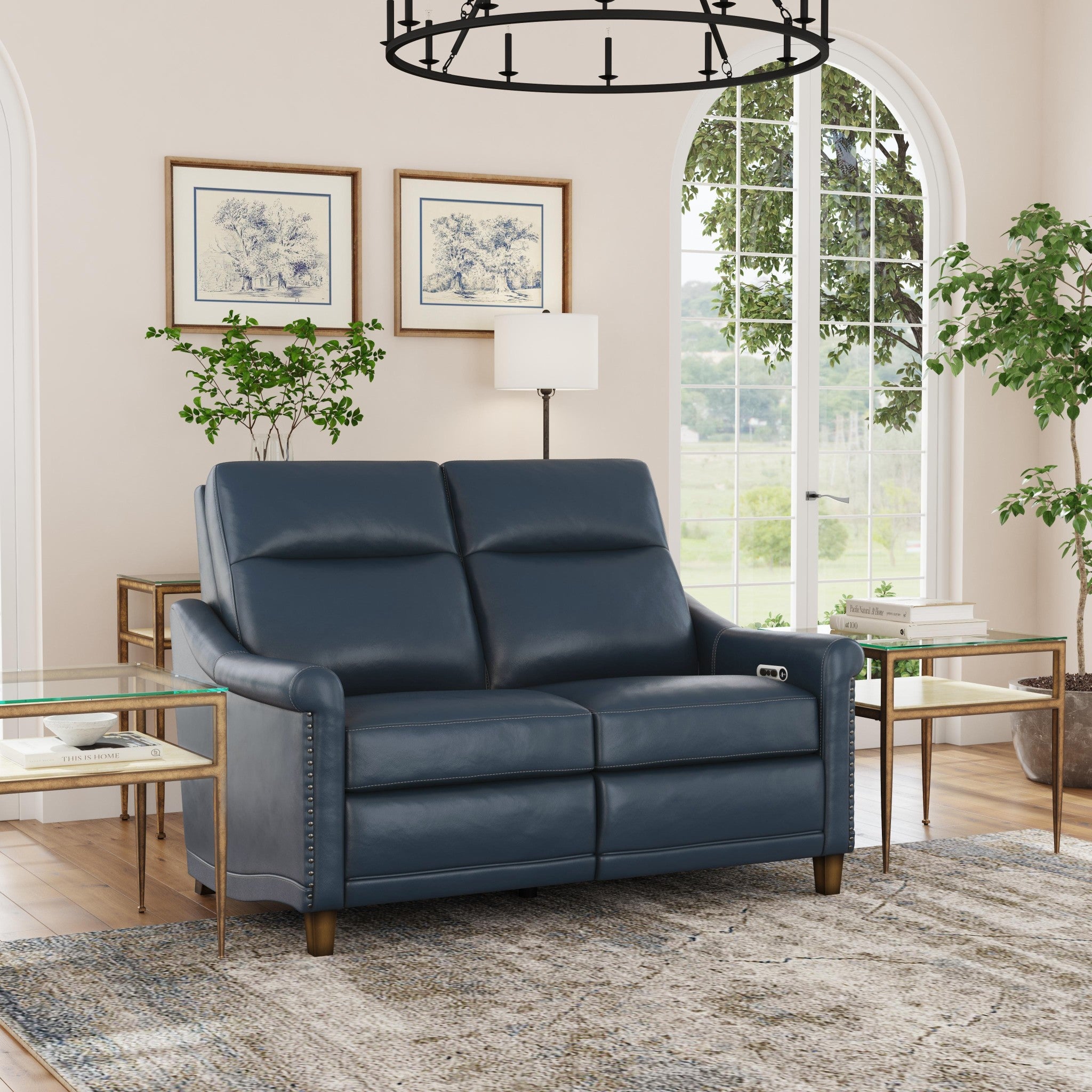 Elizabeth Leather Power Recliner with Power Headrest