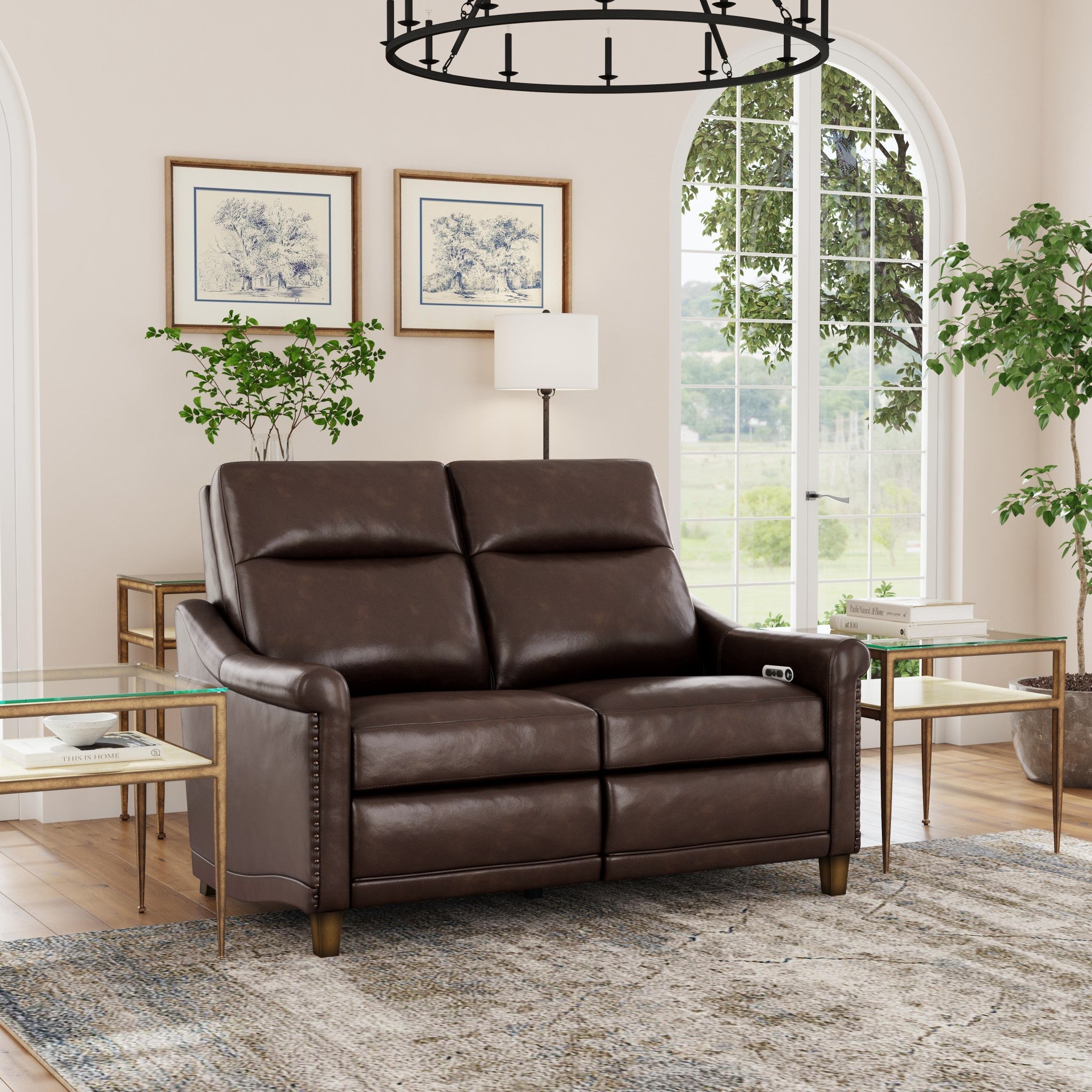 Elizabeth Leather Power Recliner with Power Headrest