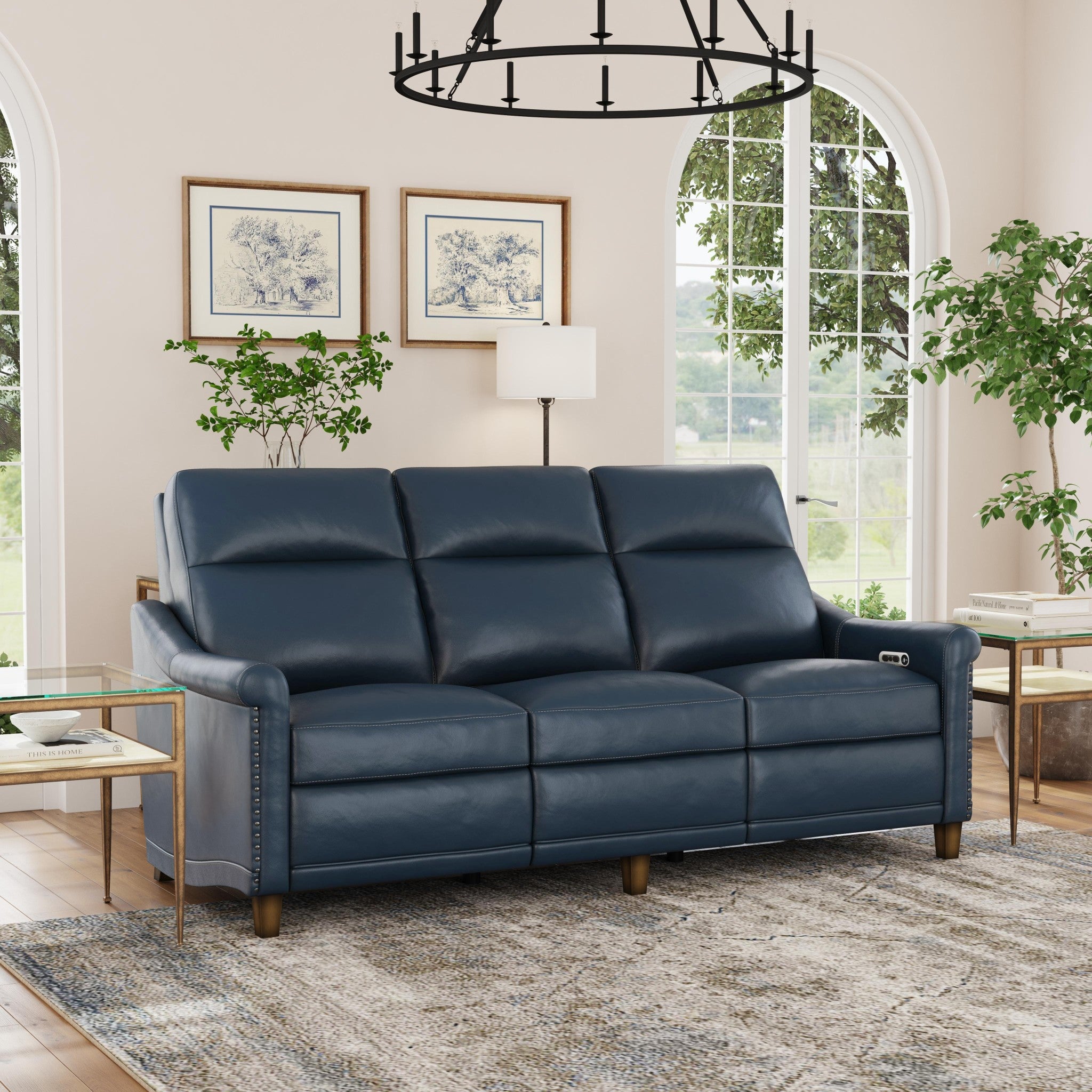 Elizabeth Leather Power Recliner with Power Headrest
