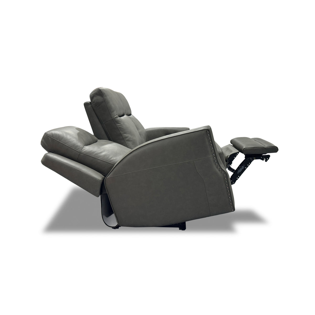 Maxwell Leather Power Reclining Sofa with Power Headrests and Lumbar