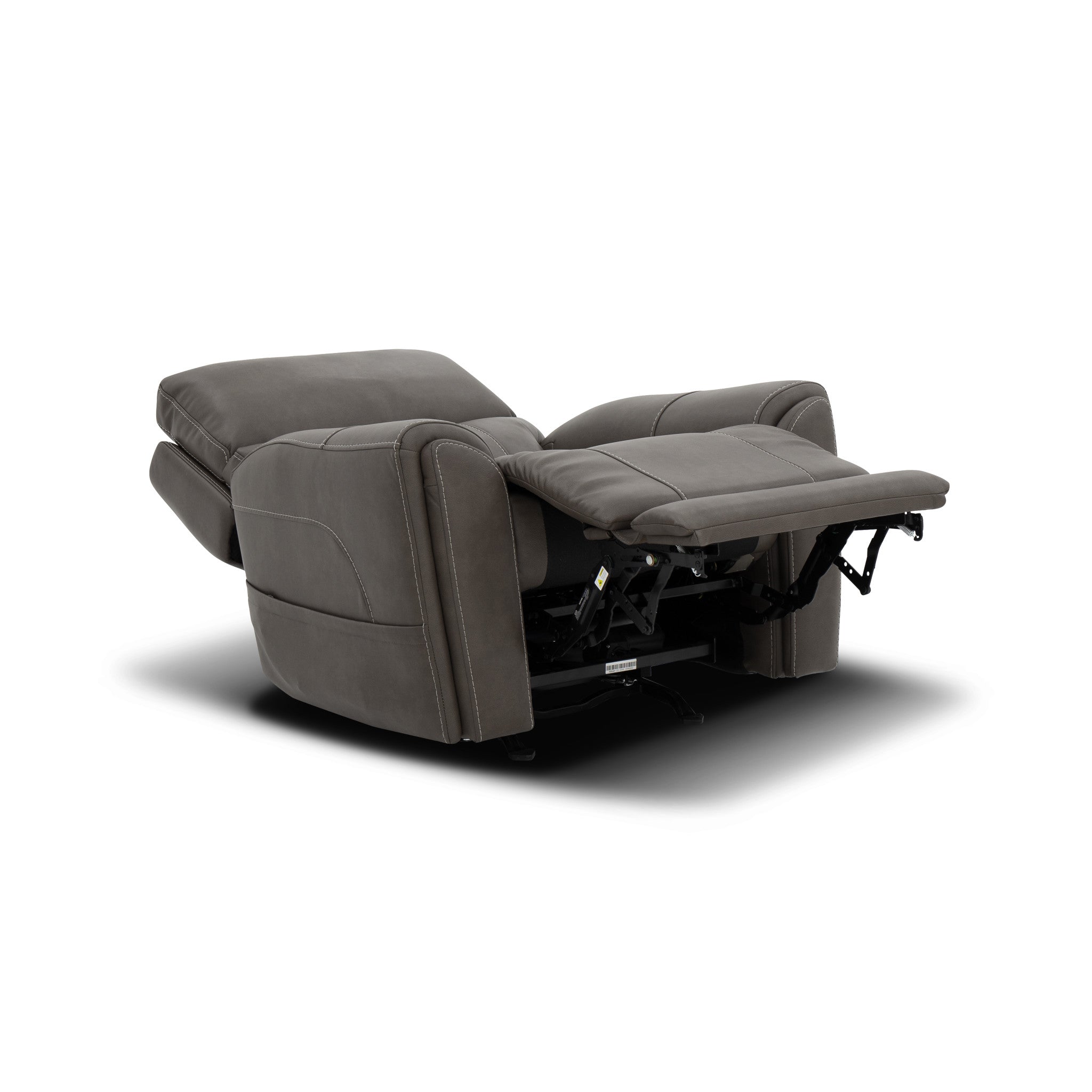 Carter Fabric Power Rocking Recliner with Power Headrest, Lumbar, Heat & Massage