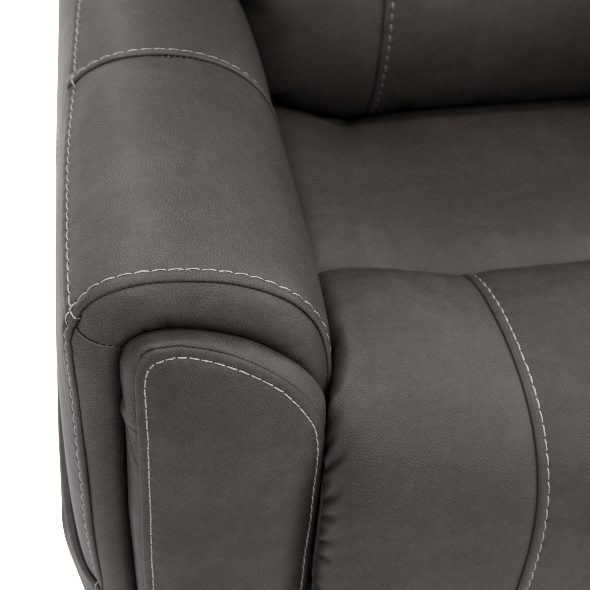 Carter Fabric Power Rocking Recliner with Power Headrest, Lumbar, Heat & Massage