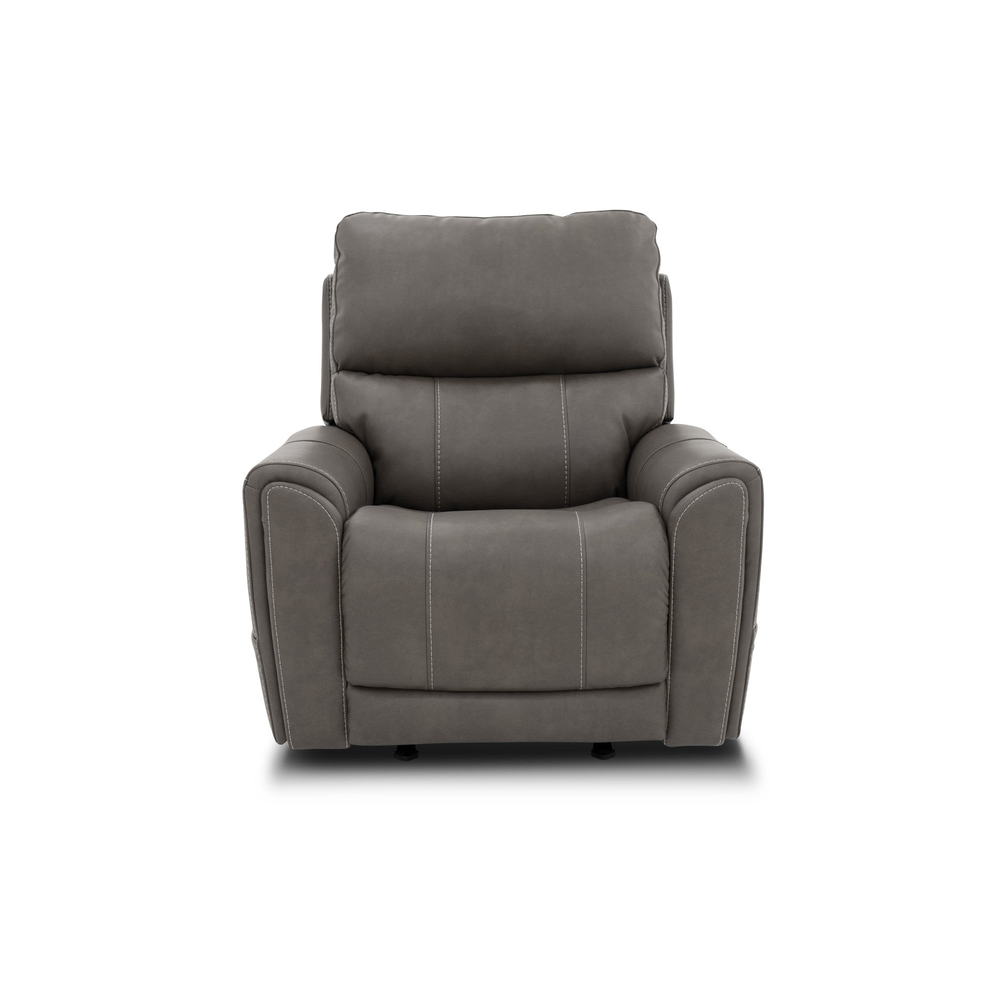 Carter Fabric Power Rocking Recliner with Power Headrest, Lumbar, Heat & Massage