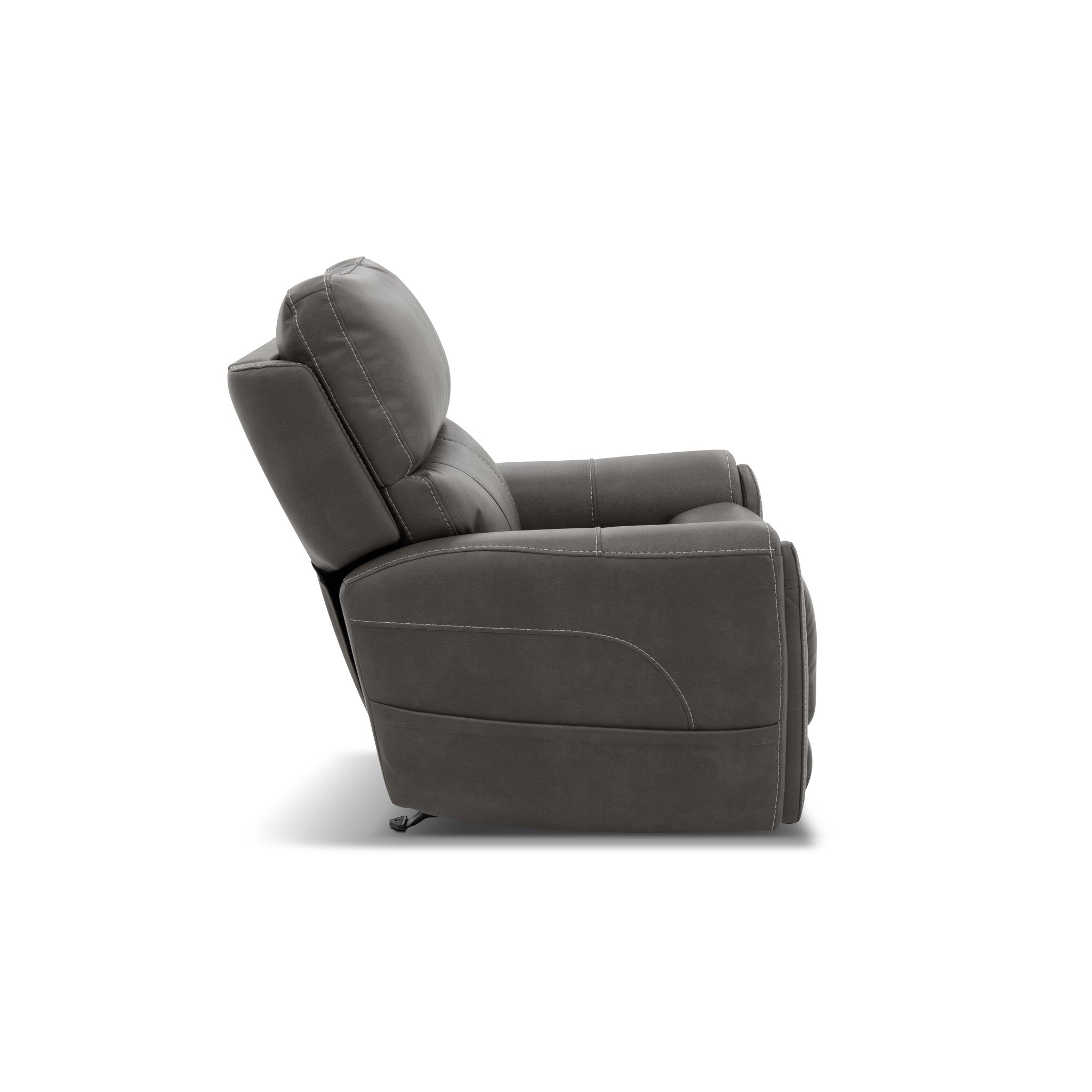 Carter Fabric Power Rocking Recliner with Power Headrest, Lumbar, Heat & Massage