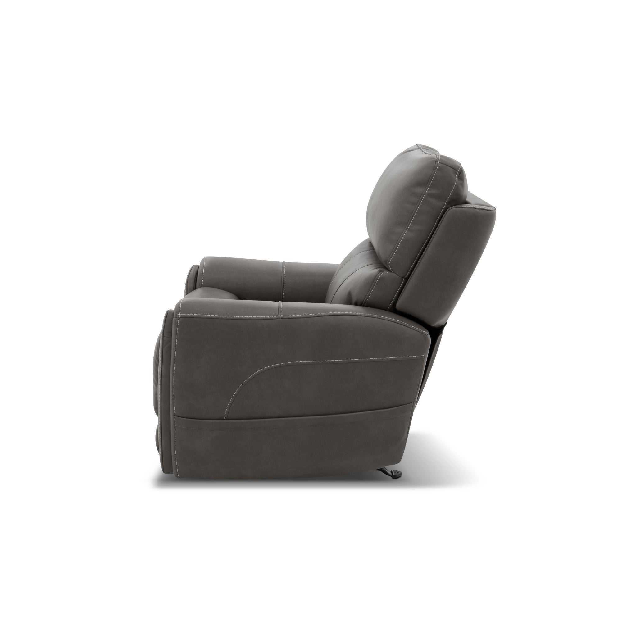 Carter Fabric Power Rocking Recliner with Power Headrest, Lumbar, Heat & Massage