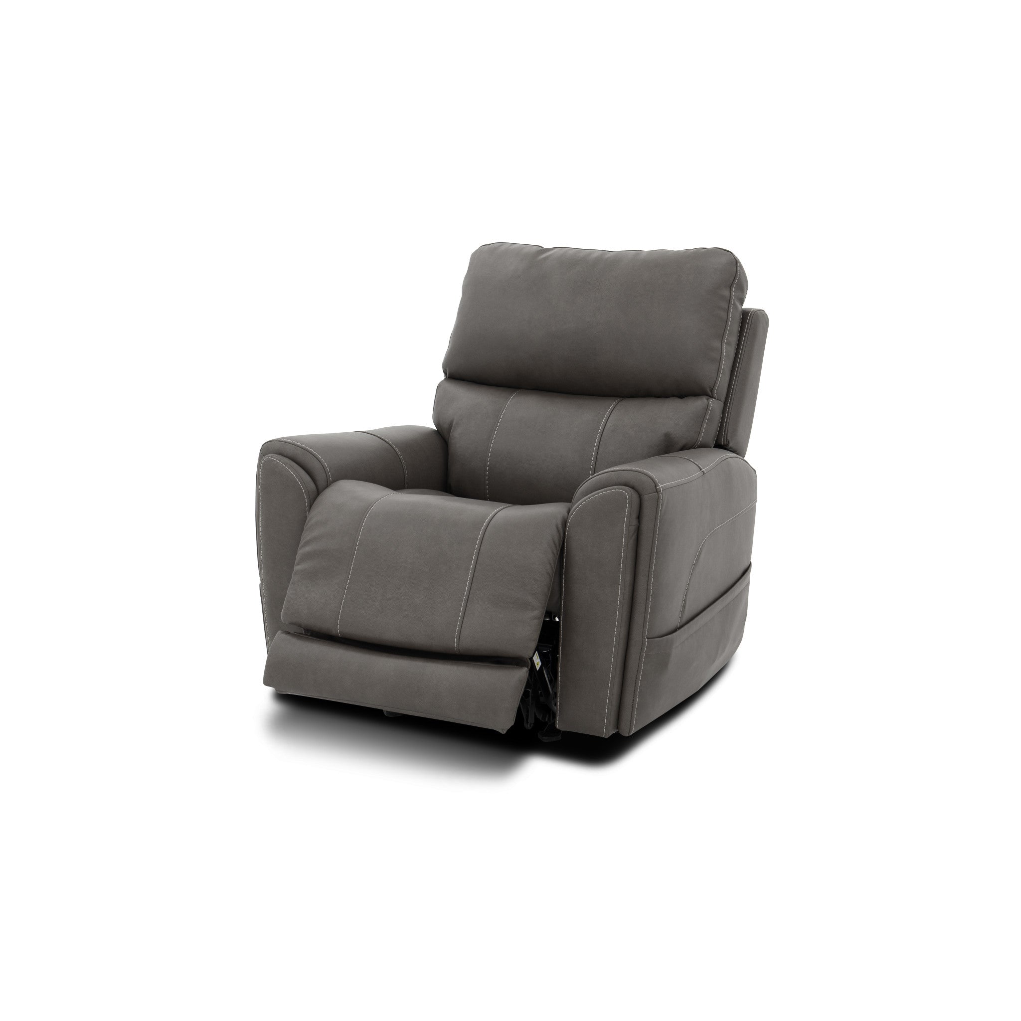 Carter Fabric Power Rocking Recliner with Power Headrest, Lumbar, Heat & Massage