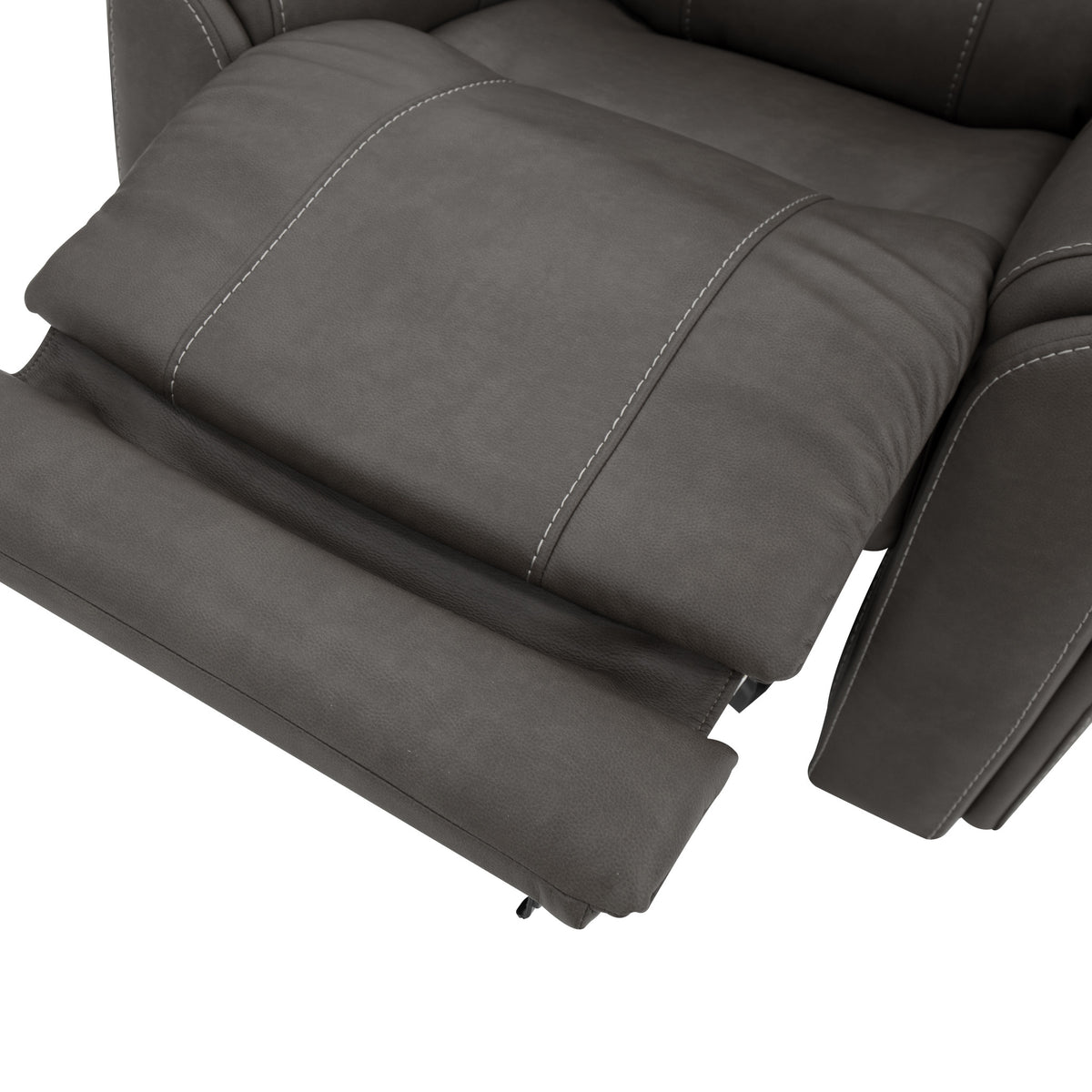Carter Fabric Power Rocking Recliner with Power Headrest, Lumbar, Heat & Massage