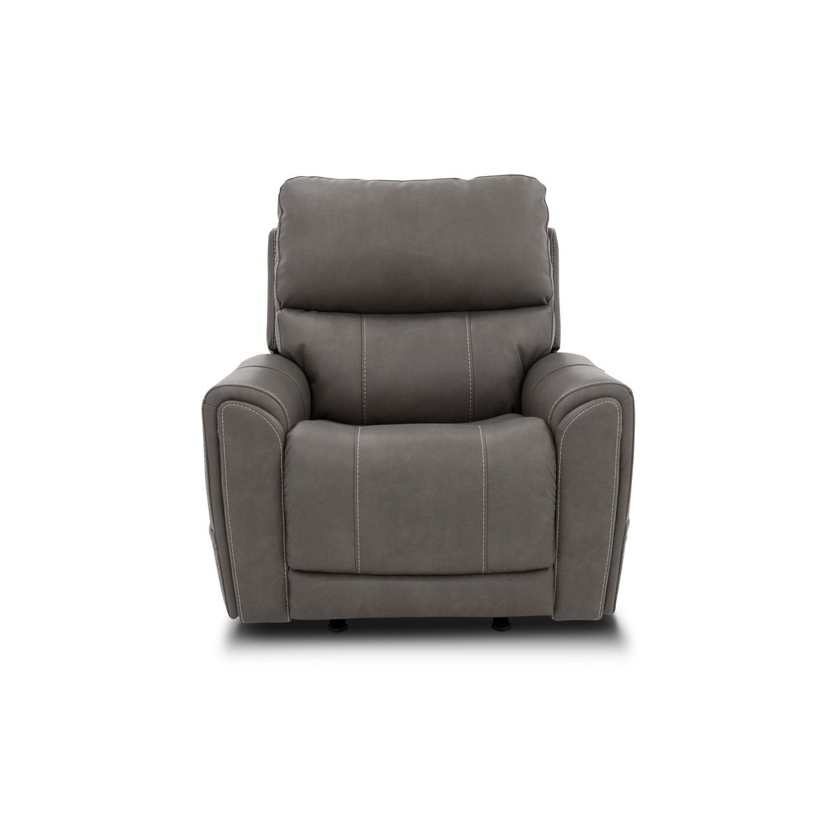 Carter Fabric Power Rocking Recliner with Power Headrest, Lumbar, Heat & Massage