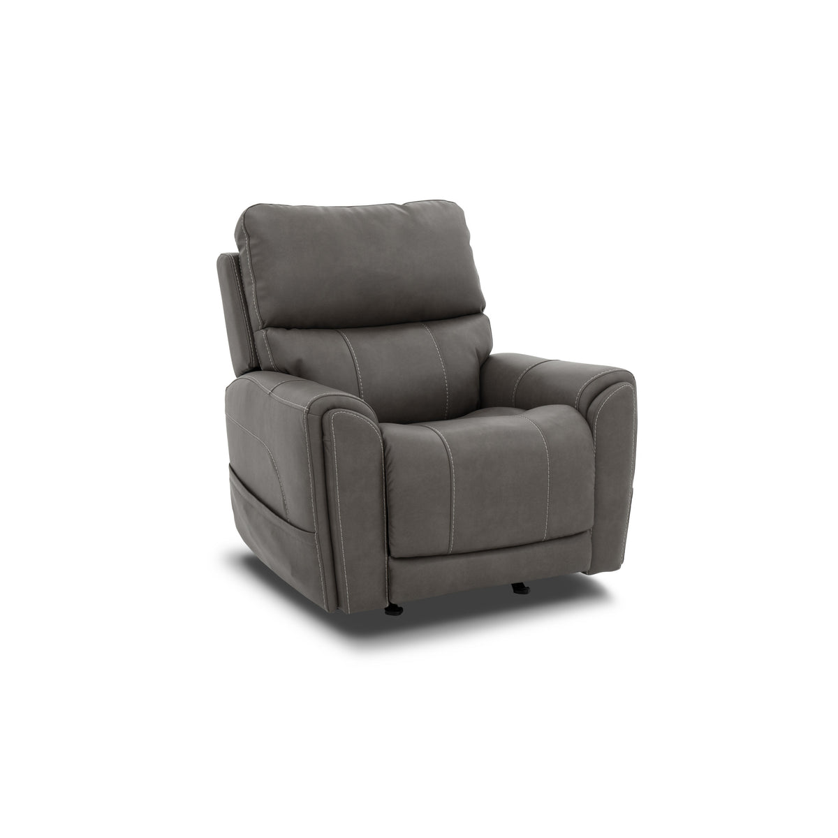 Carter Fabric Power Rocking Recliner with Power Headrest, Lumbar, Heat & Massage