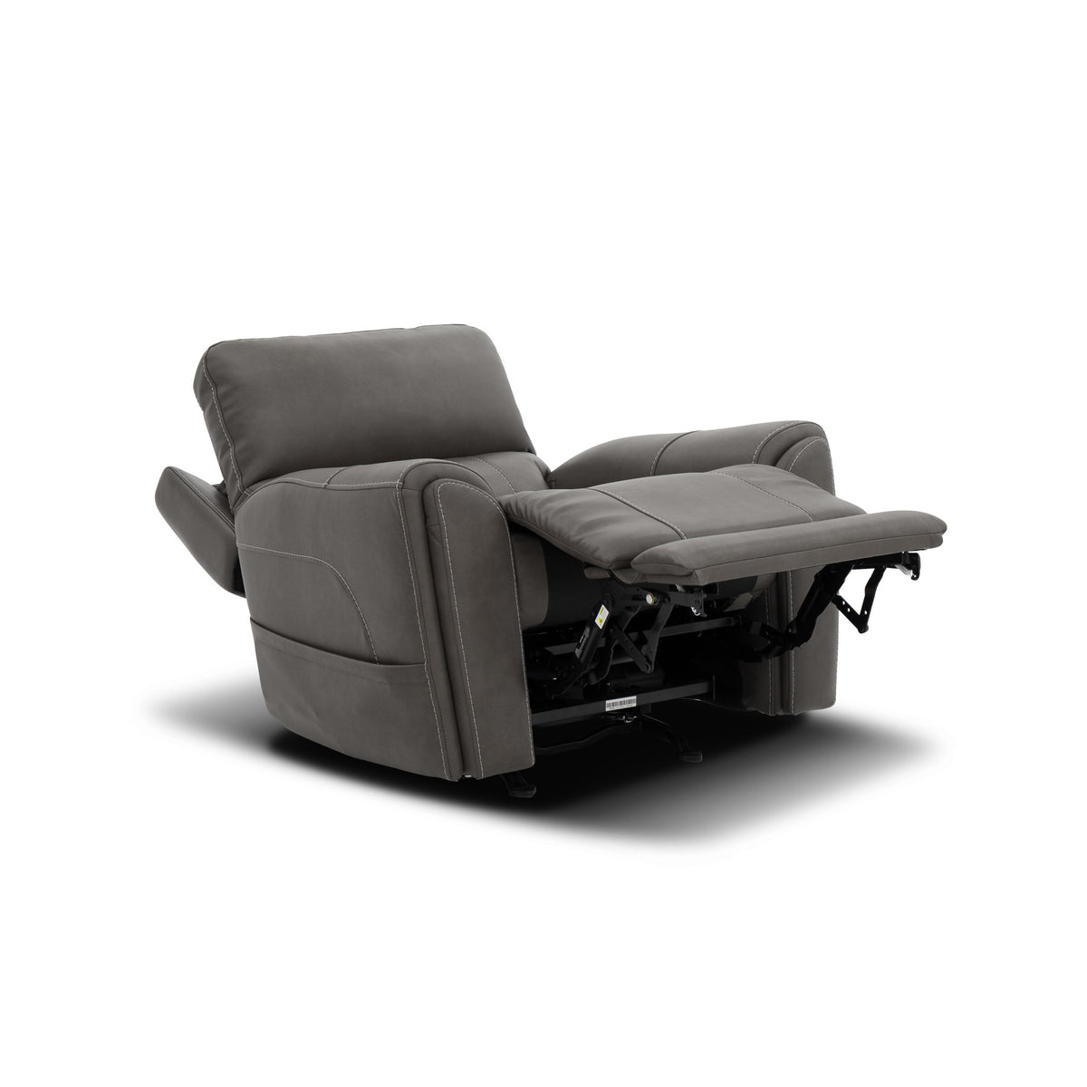 Carter Fabric Power Rocking Recliner with Power Headrest, Lumbar, Heat & Massage