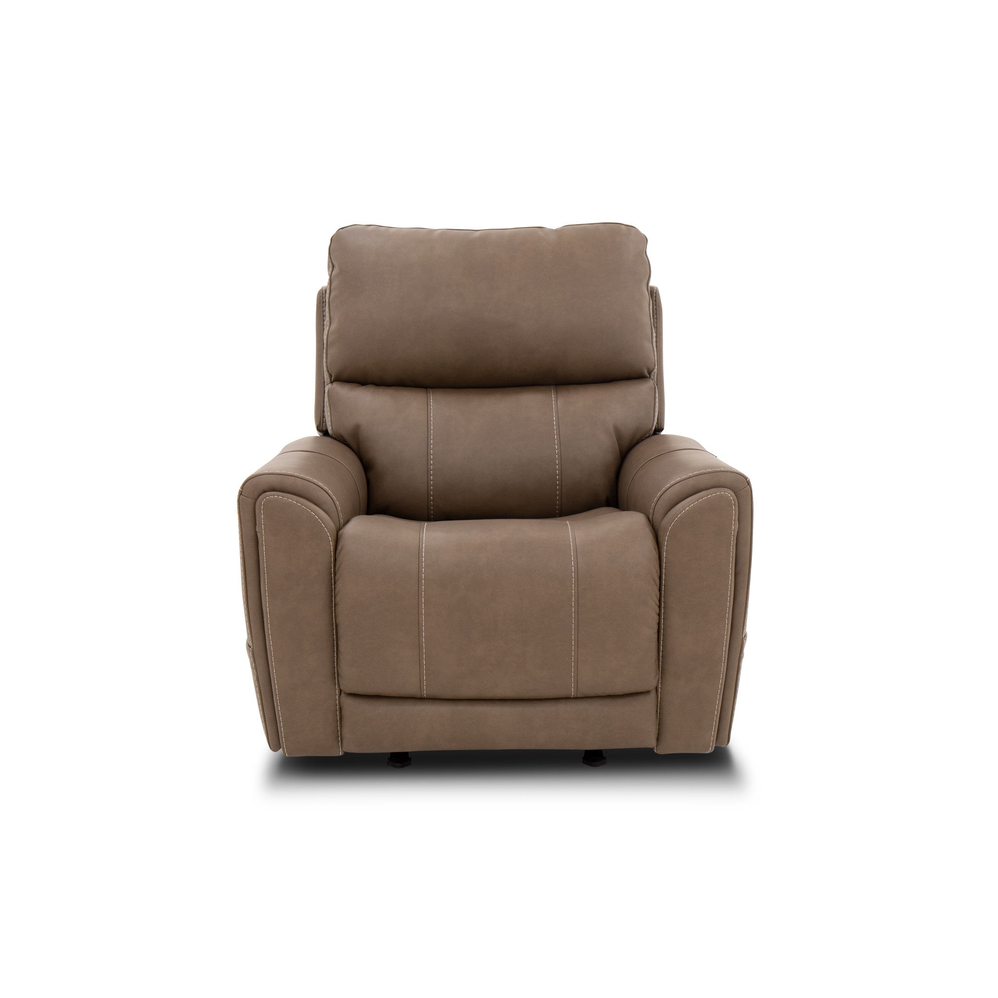Carter Fabric Power Rocking Recliner with Power Headrest, Lumbar, Heat & Massage