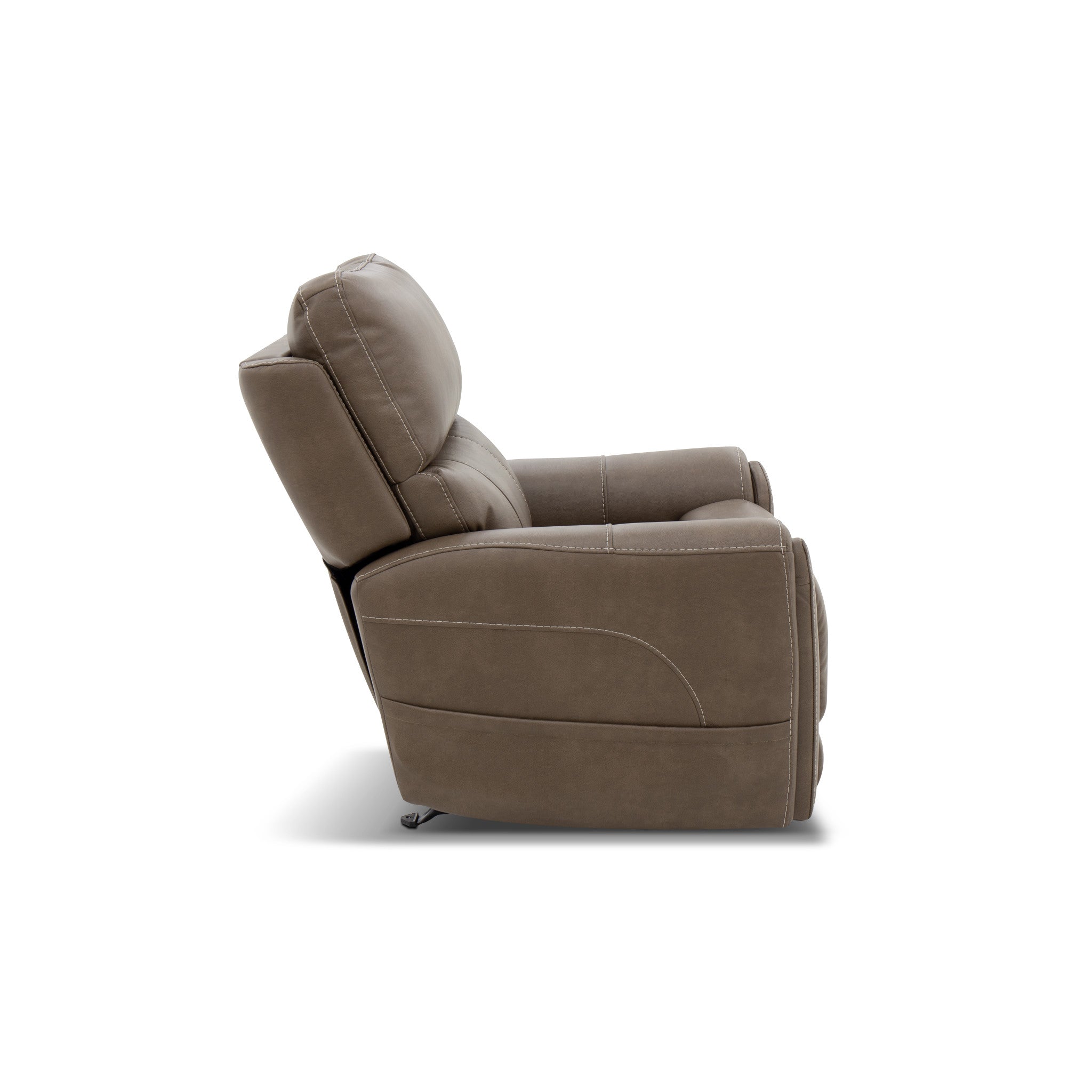 Carter Fabric Power Rocking Recliner with Power Headrest, Lumbar, Heat & Massage