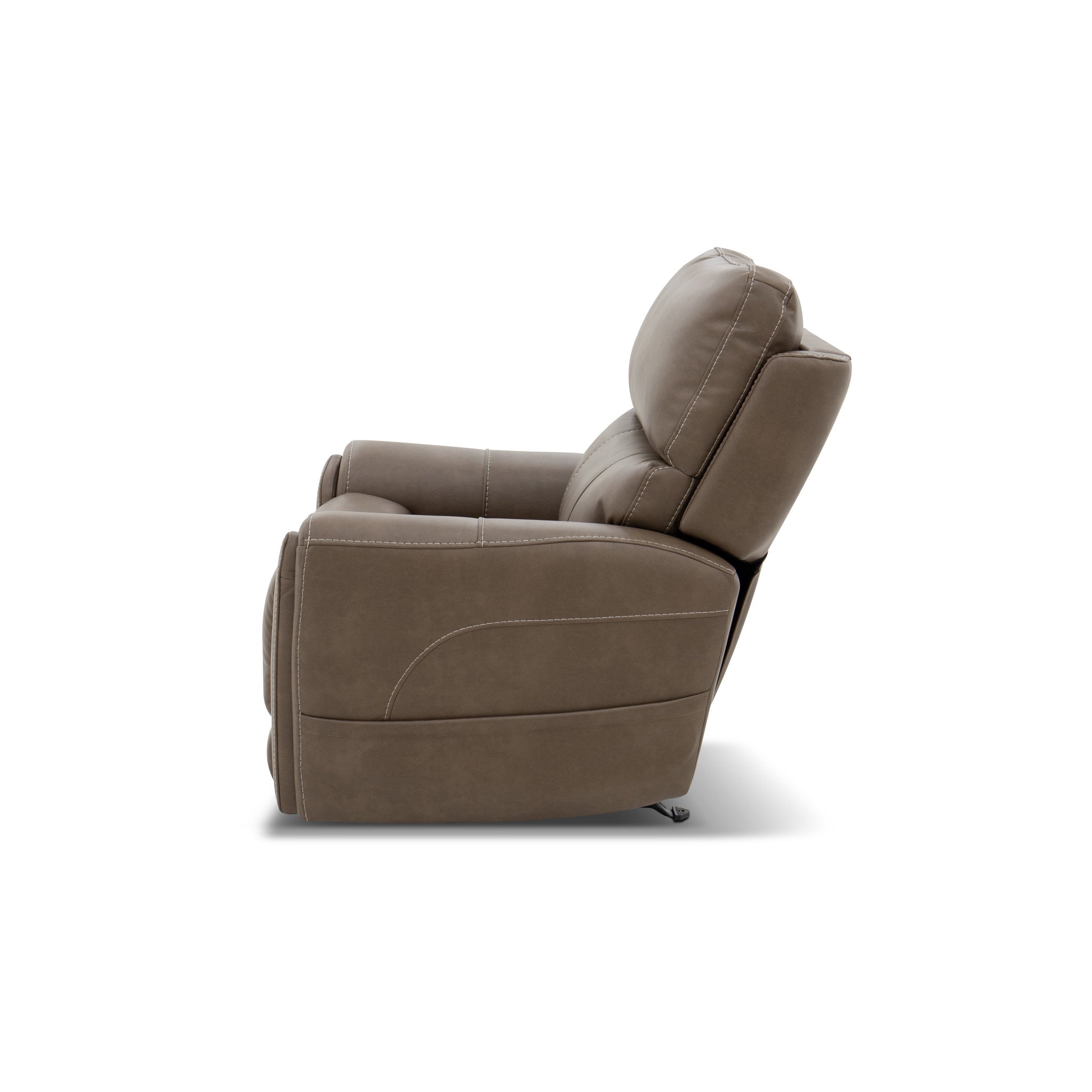 Carter Fabric Power Rocking Recliner with Power Headrest, Lumbar, Heat & Massage