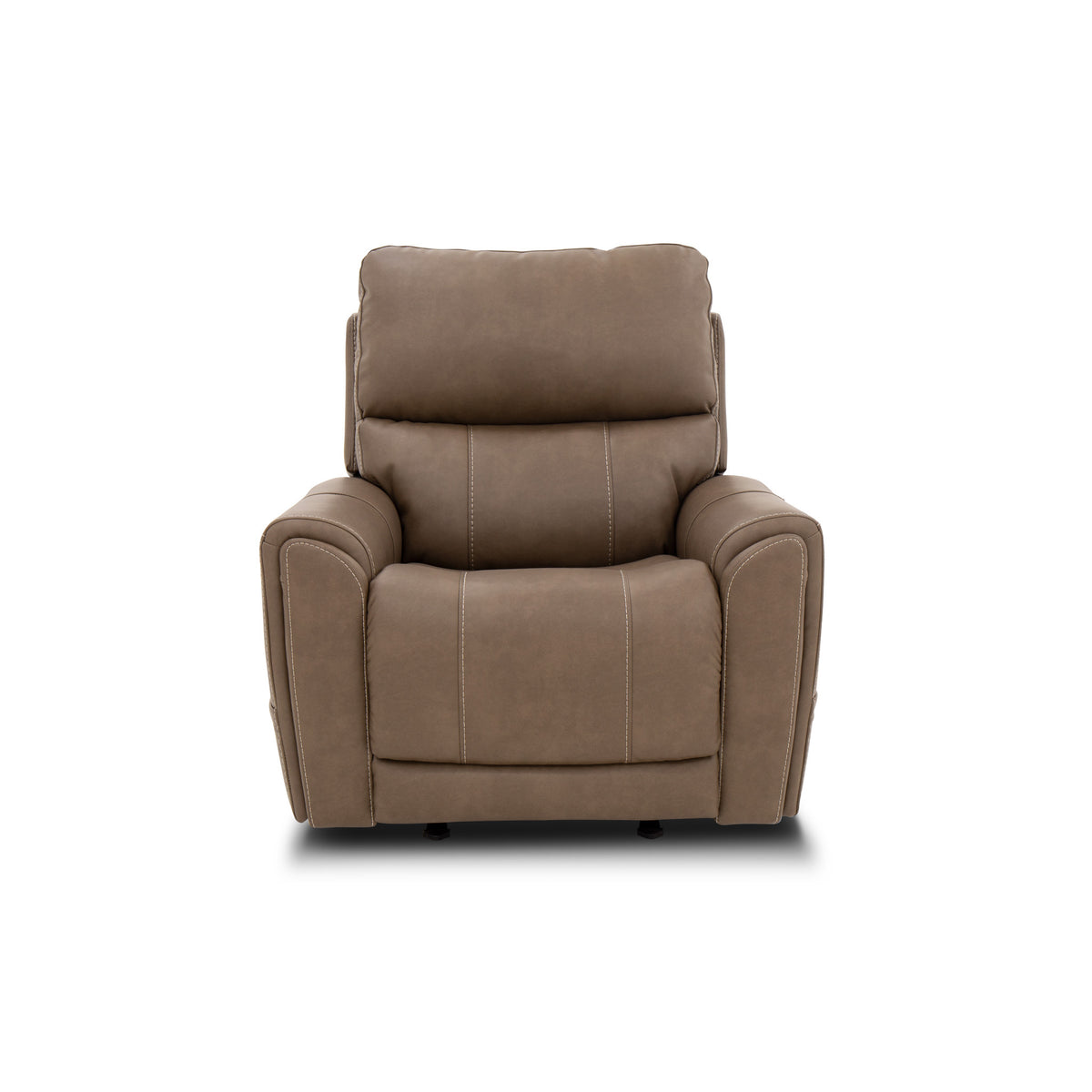 Carter Fabric Power Rocking Recliner with Power Headrest, Lumbar, Heat & Massage