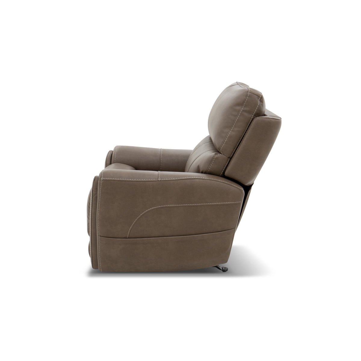 Carter Fabric Power Rocking Recliner with Power Headrest, Lumbar, Heat & Massage