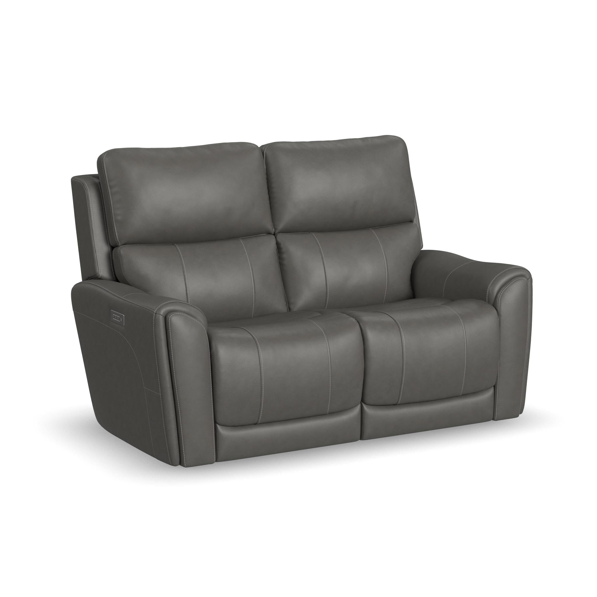 Carter Fabric Power Reclining Loveseat with Power Headrests & Lumbar