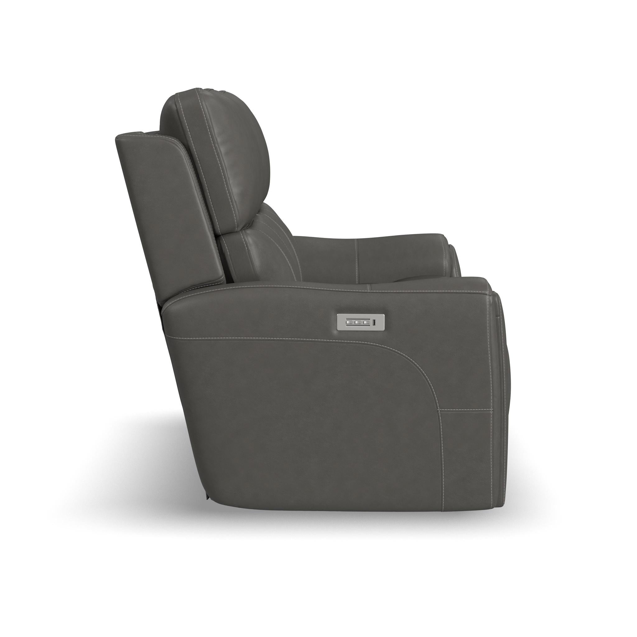 Carter Fabric Power Reclining Loveseat with Power Headrests & Lumbar