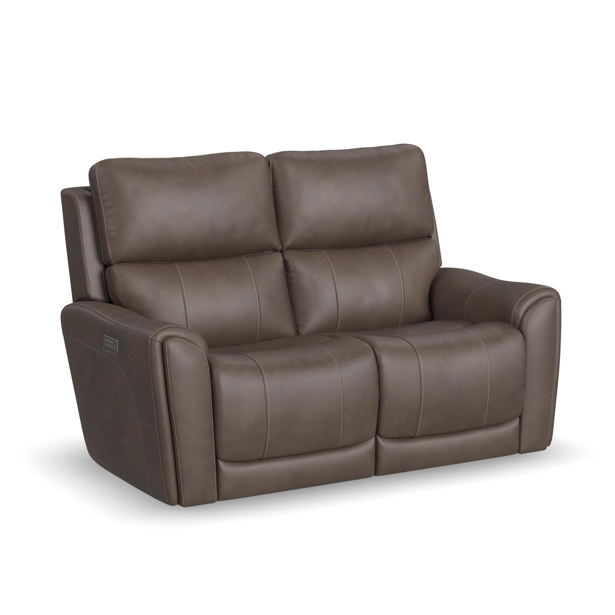 Carter Fabric Power Reclining Loveseat with Power Headrests & Lumbar