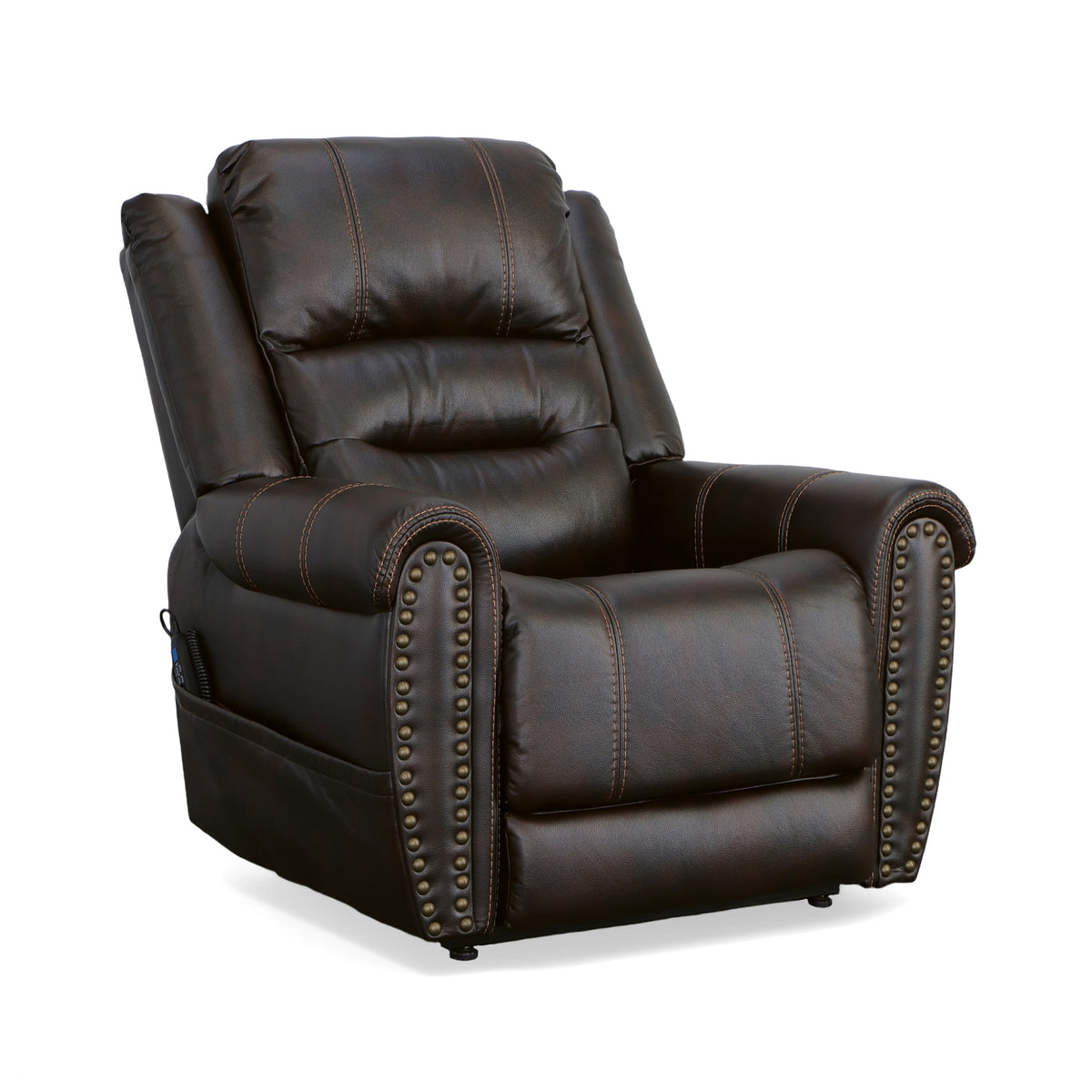 Oscar Fabric Power Lift Recliner with Right-Hand Control & Power Headrest