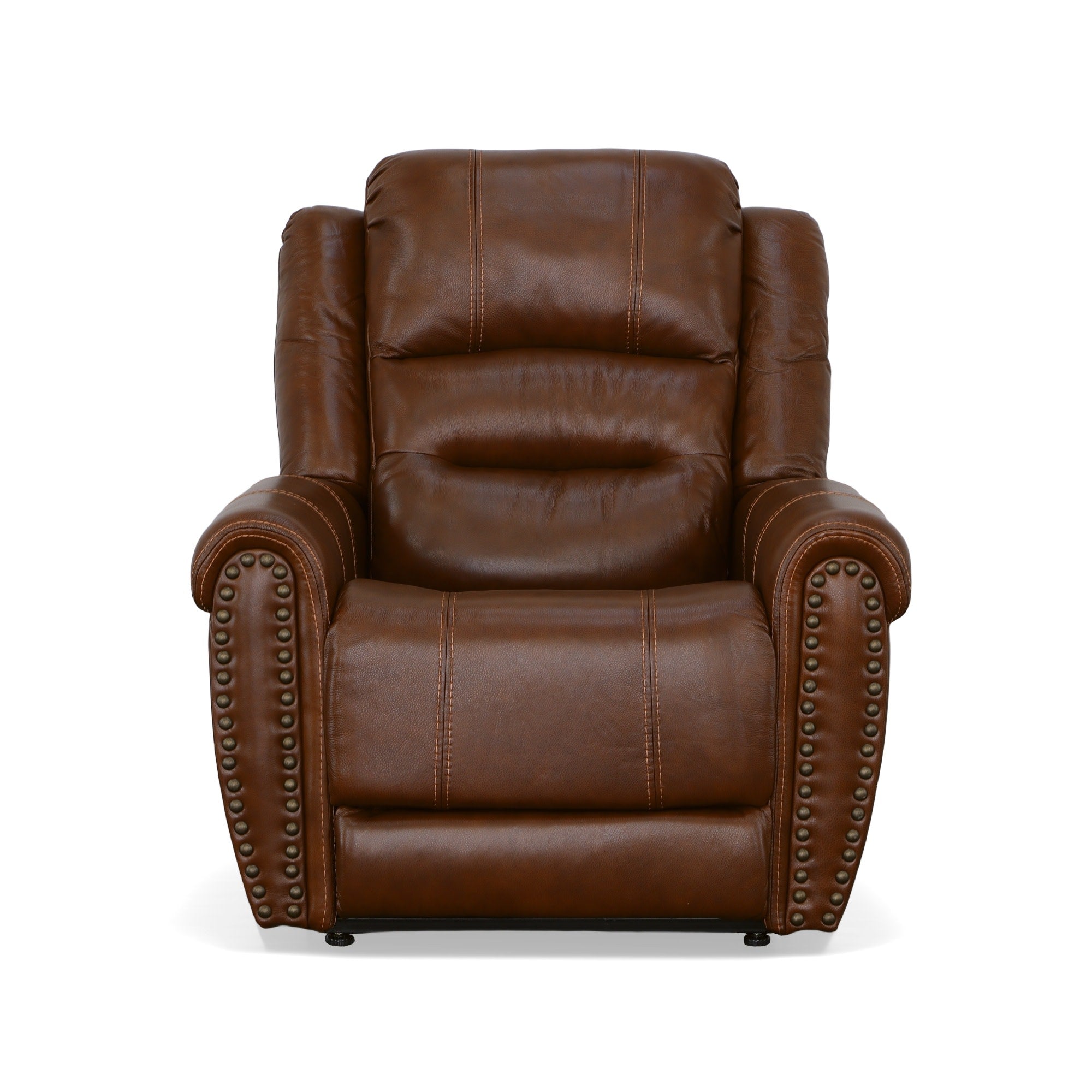 Oscar Grizzly Leather Power Lift Recliner with Right-Hand Control