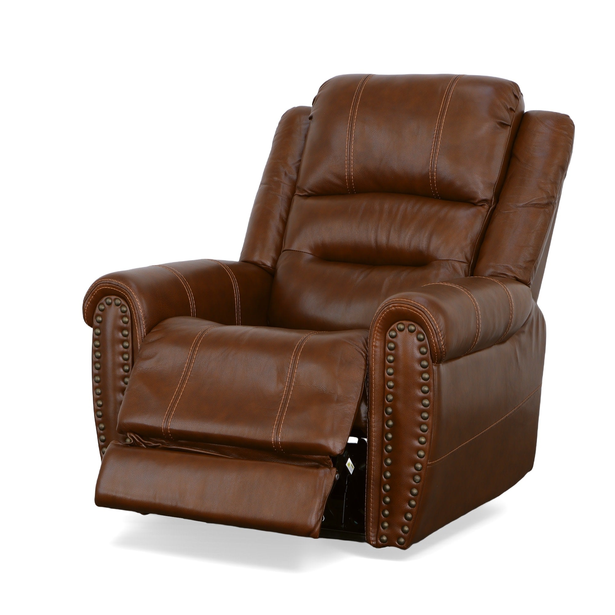 Oscar Grizzly Leather Power Lift Recliner with Right-Hand Control
