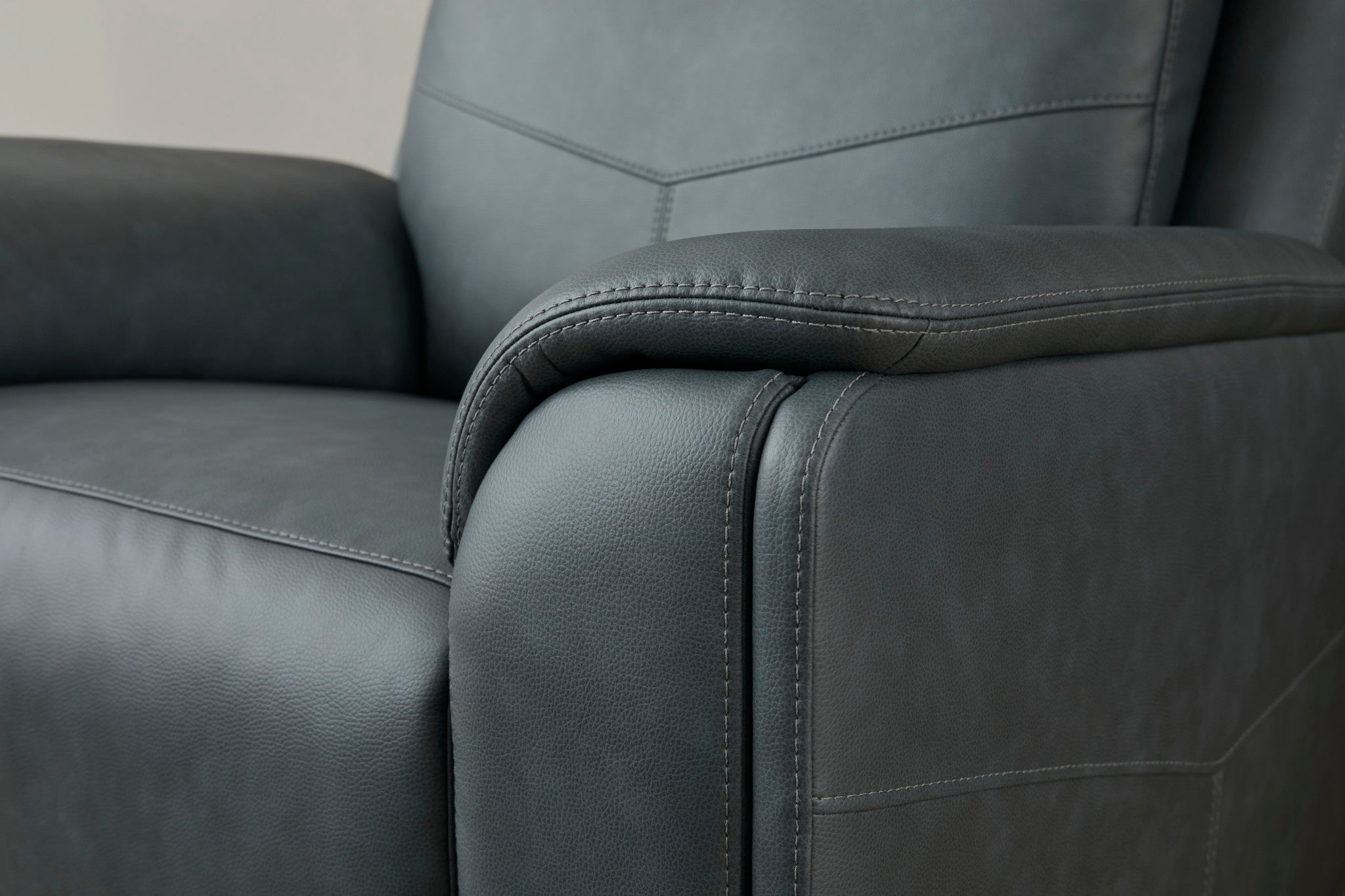 Vernon Fabric Power Swivel Gliding Recliner with Power Headrest, Lumbar, Heat & Massage