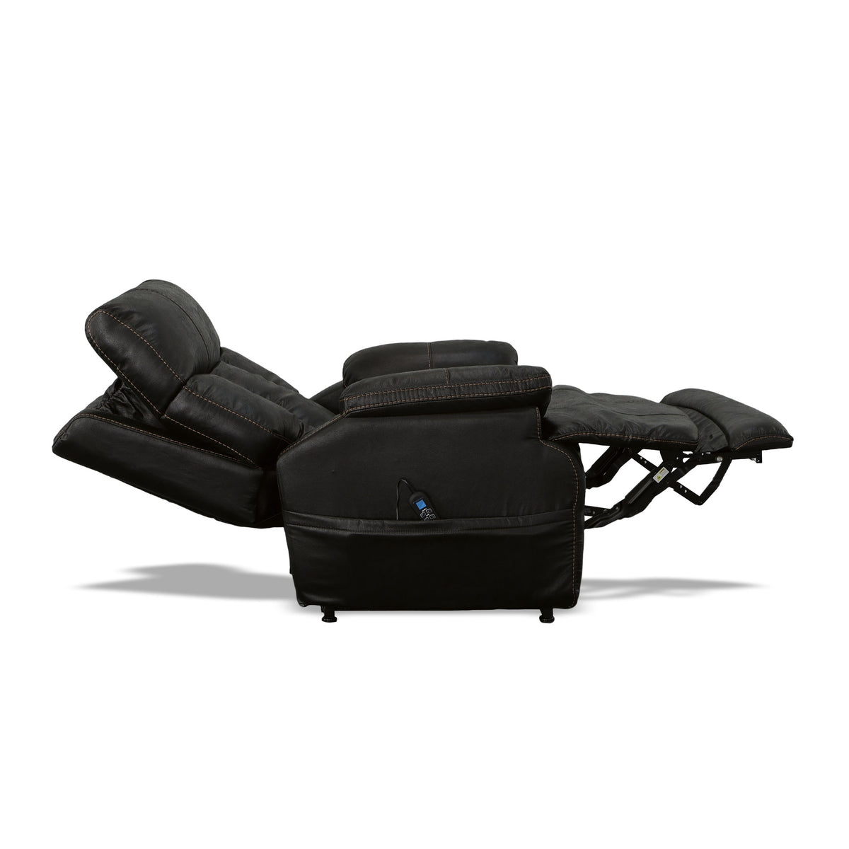 Clive Fabric Power Recliner with Power Headrest & Lumbar