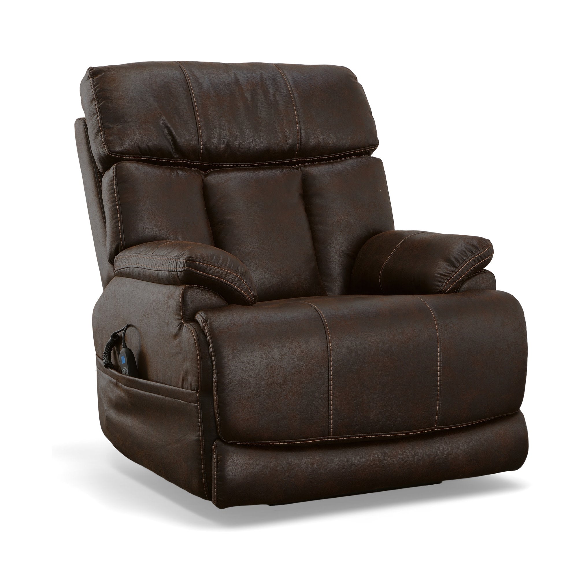洋楽 CKC ciller klan click/The Family Clive Clove Fabric Power Recliner with Power Headrest & Lumbar
